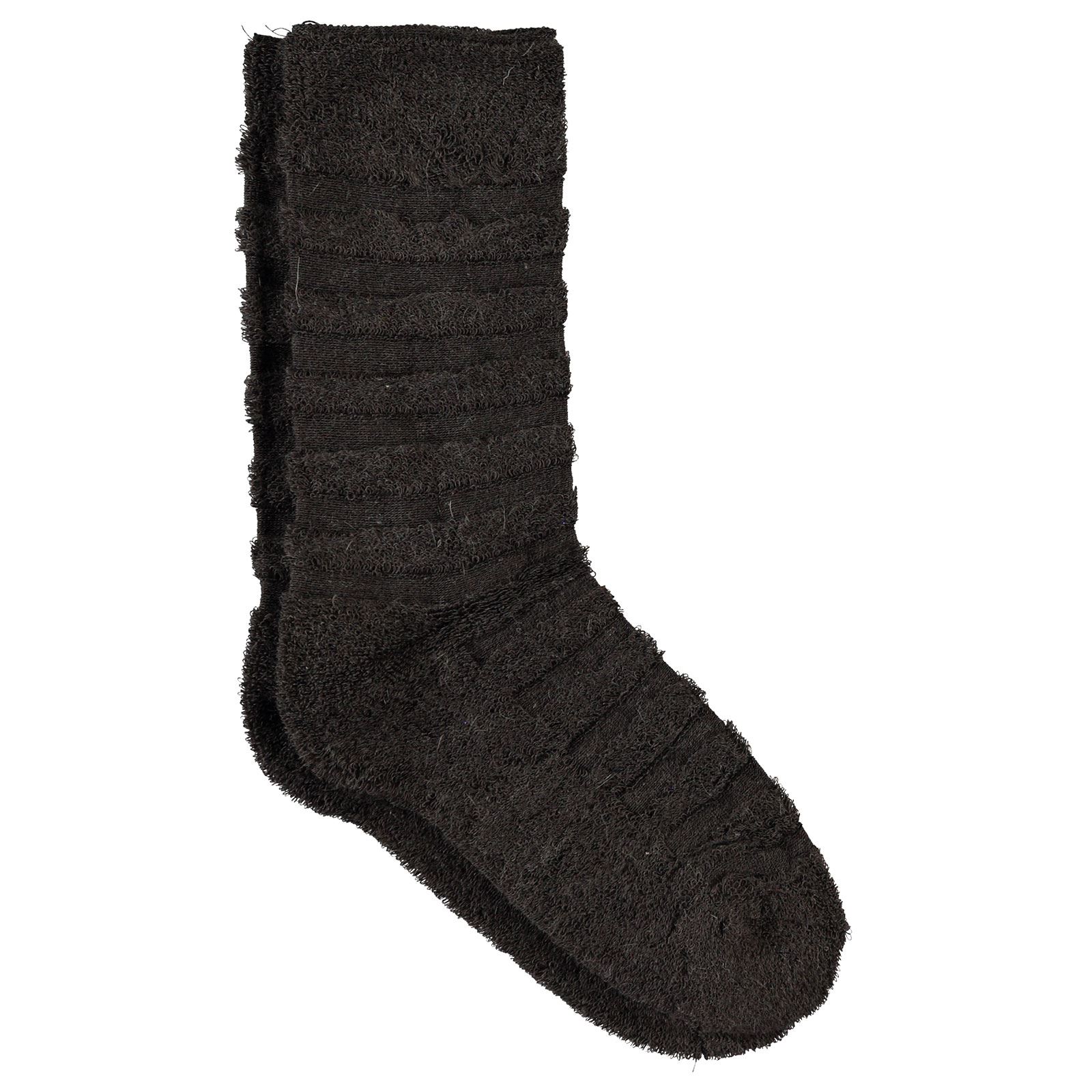 Bella Calze Kız Çocuk Ters Havlu Soket Çorap 36-40 Numara Koyu Kahverengi