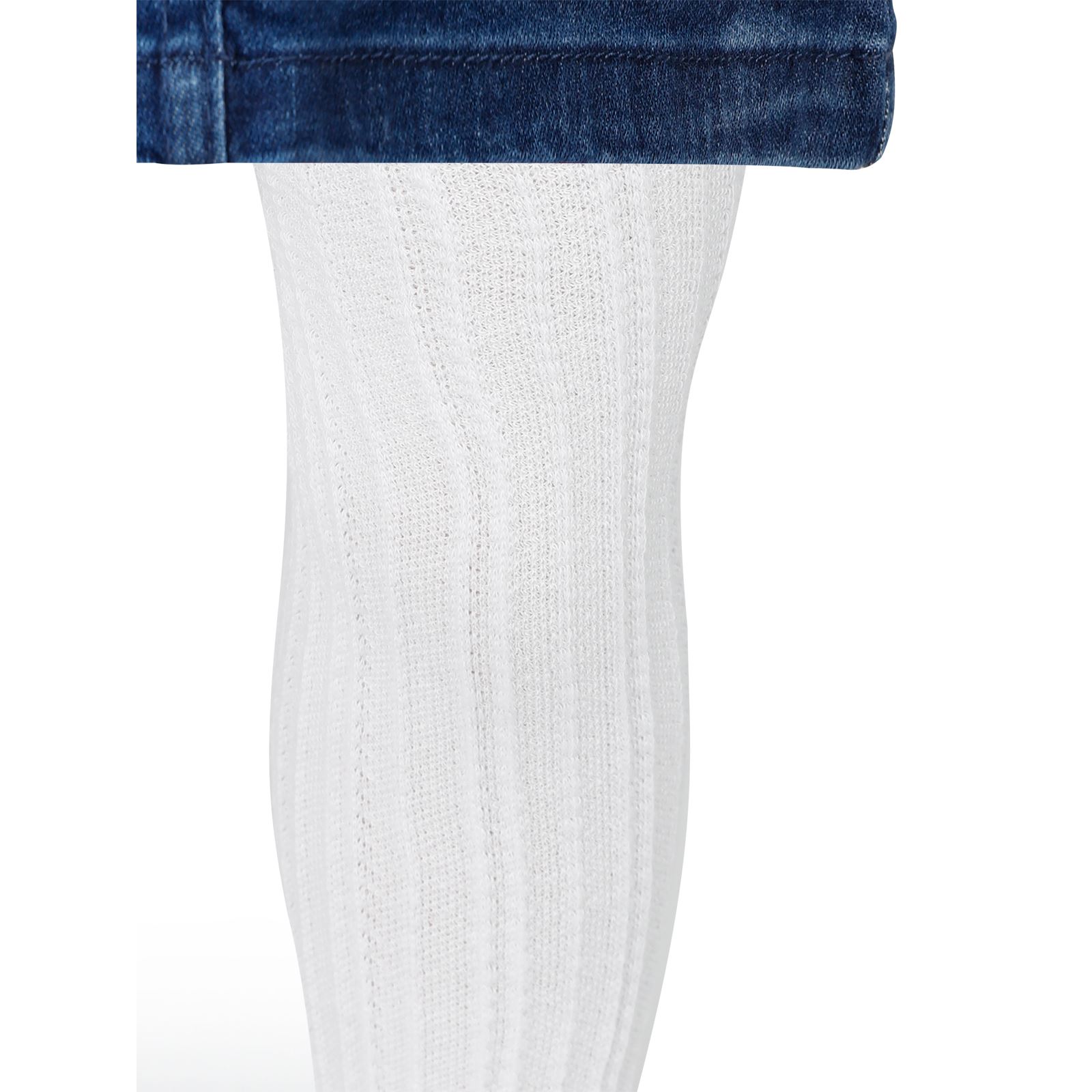 Civil Baby Kız Bebek Triko Külotlu Çorap 0-12 Ay Beyaz