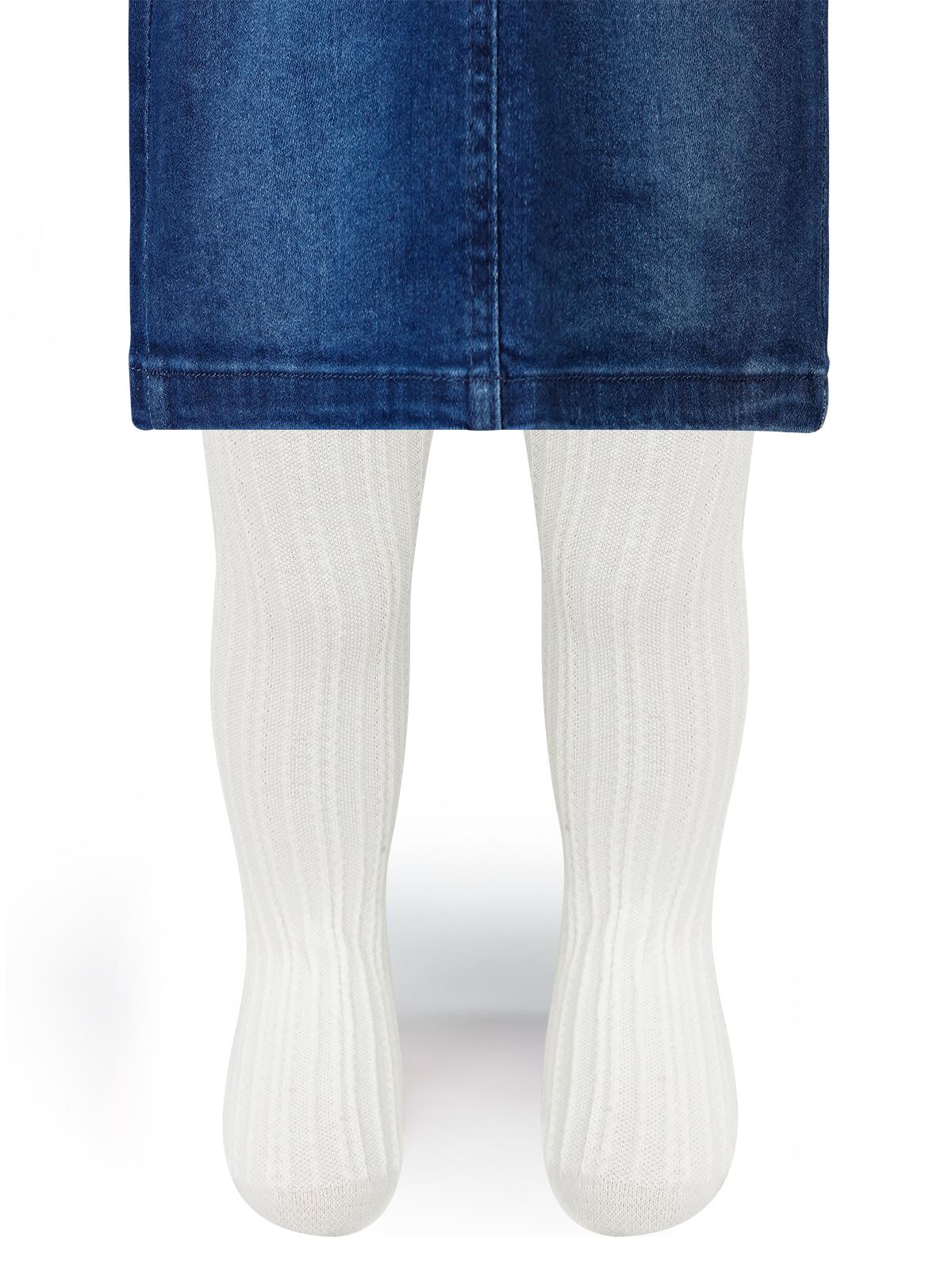 Civil Baby Kız Bebek Triko Külotlu Çorap 0-12 Ay Ekru