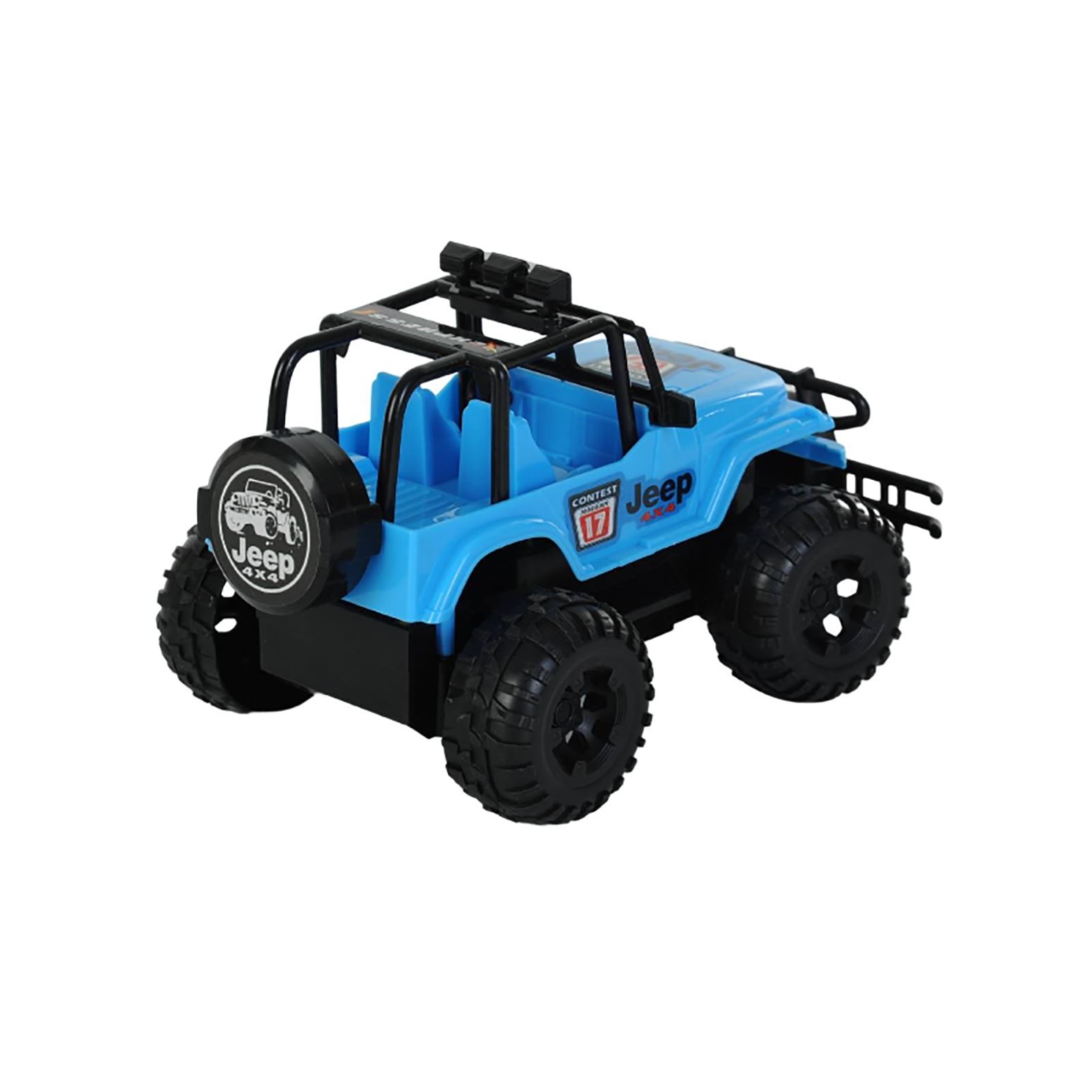 Uzaktan Kumandalı Şarjlı Full Fonksiyon Jeep Mavi
