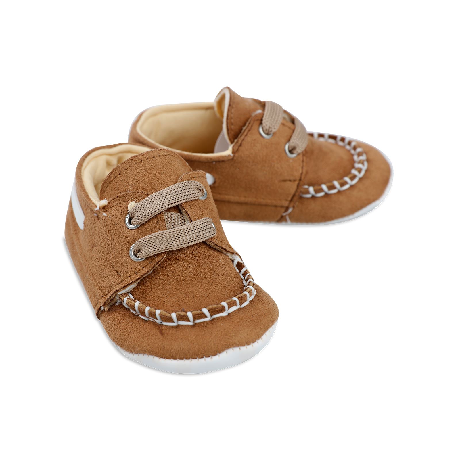 Civil Baby Erkek Bebek Patik Ayakkabı 17-19 Numara Camel