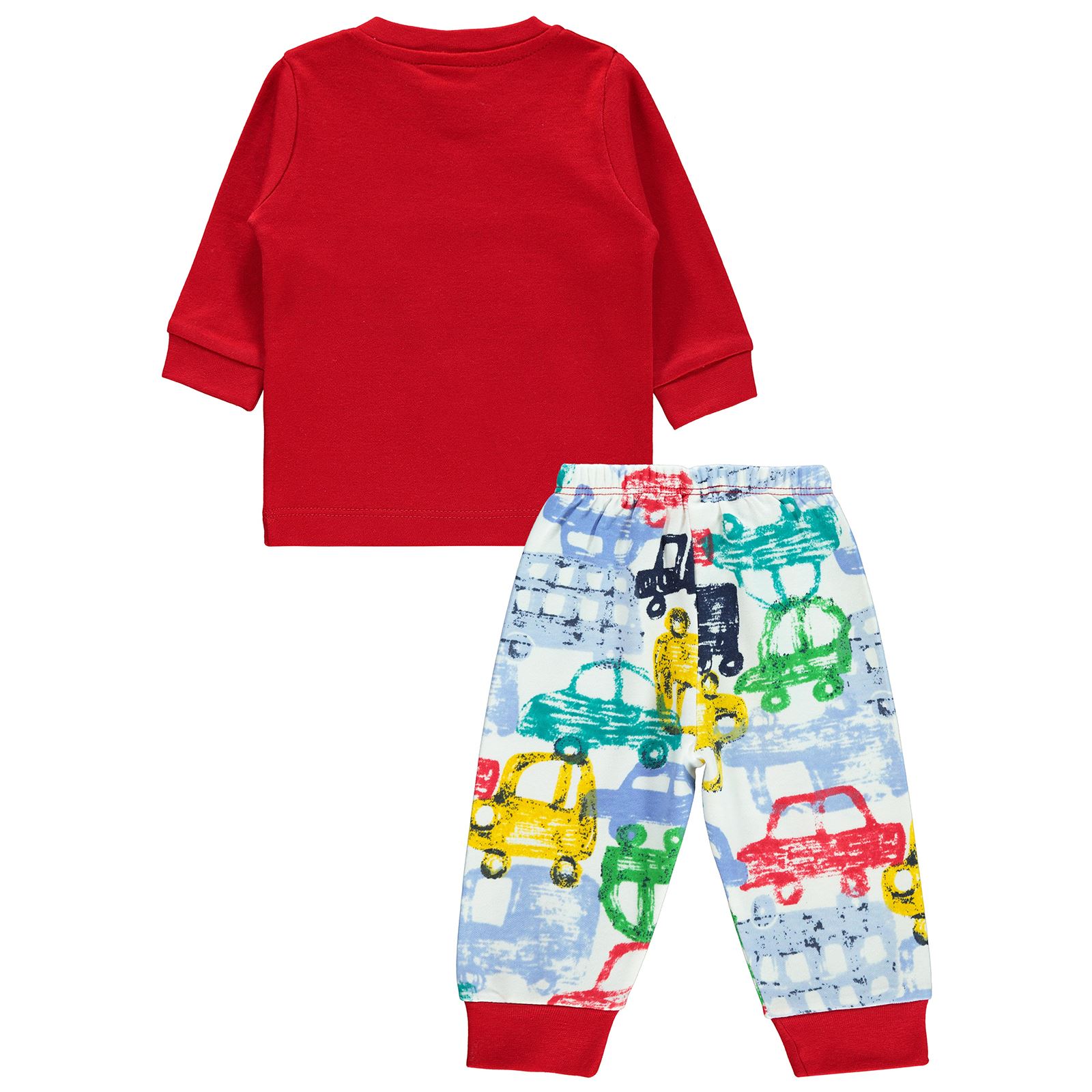 Civil Baby Erkek Bebek Pijama Takımı 1-9 Ay Kırmızı
