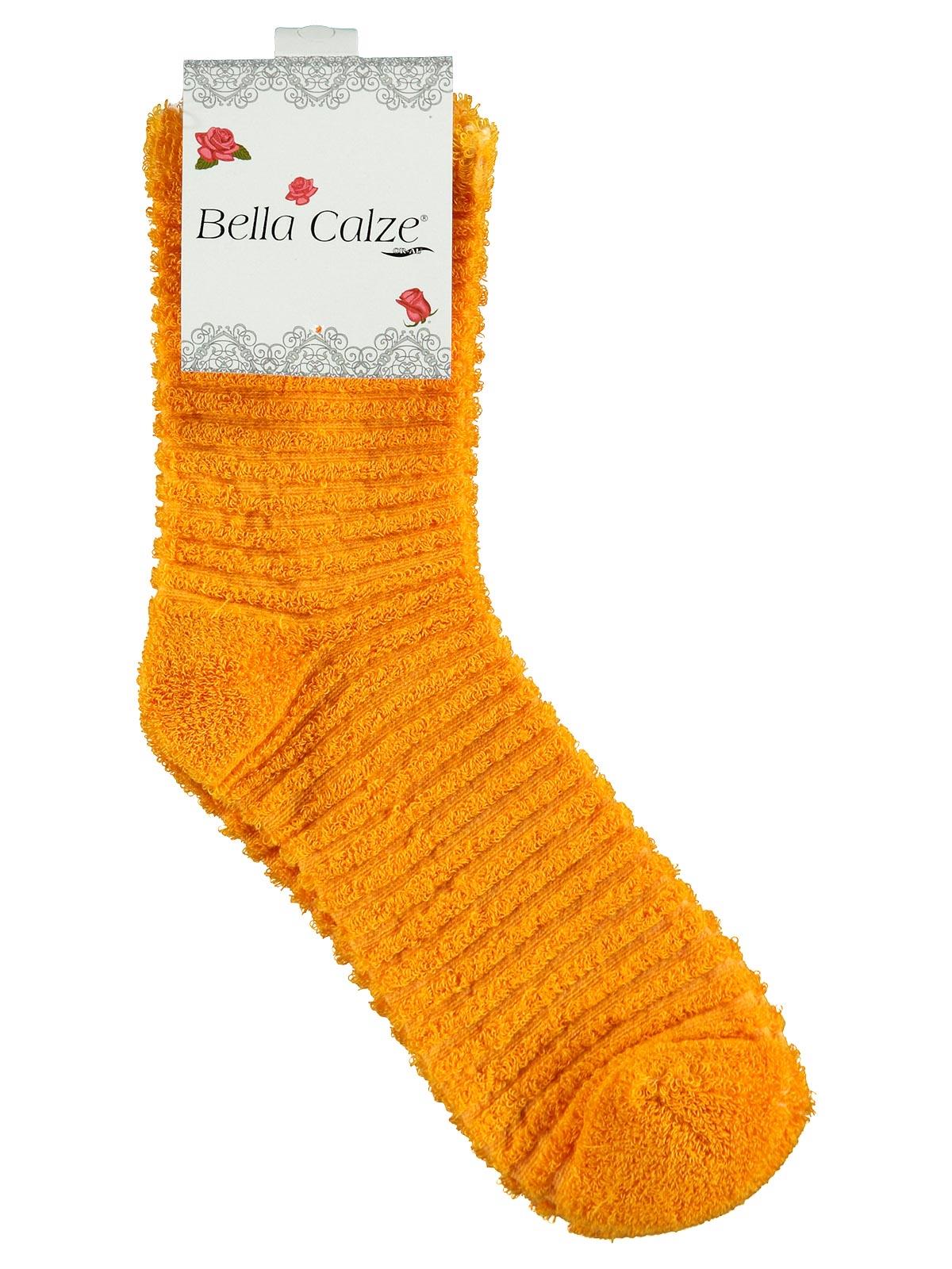 Bella Calze Kız Çocuk Ters Havlu Soket Çorap 36-40 Numara Turuncu