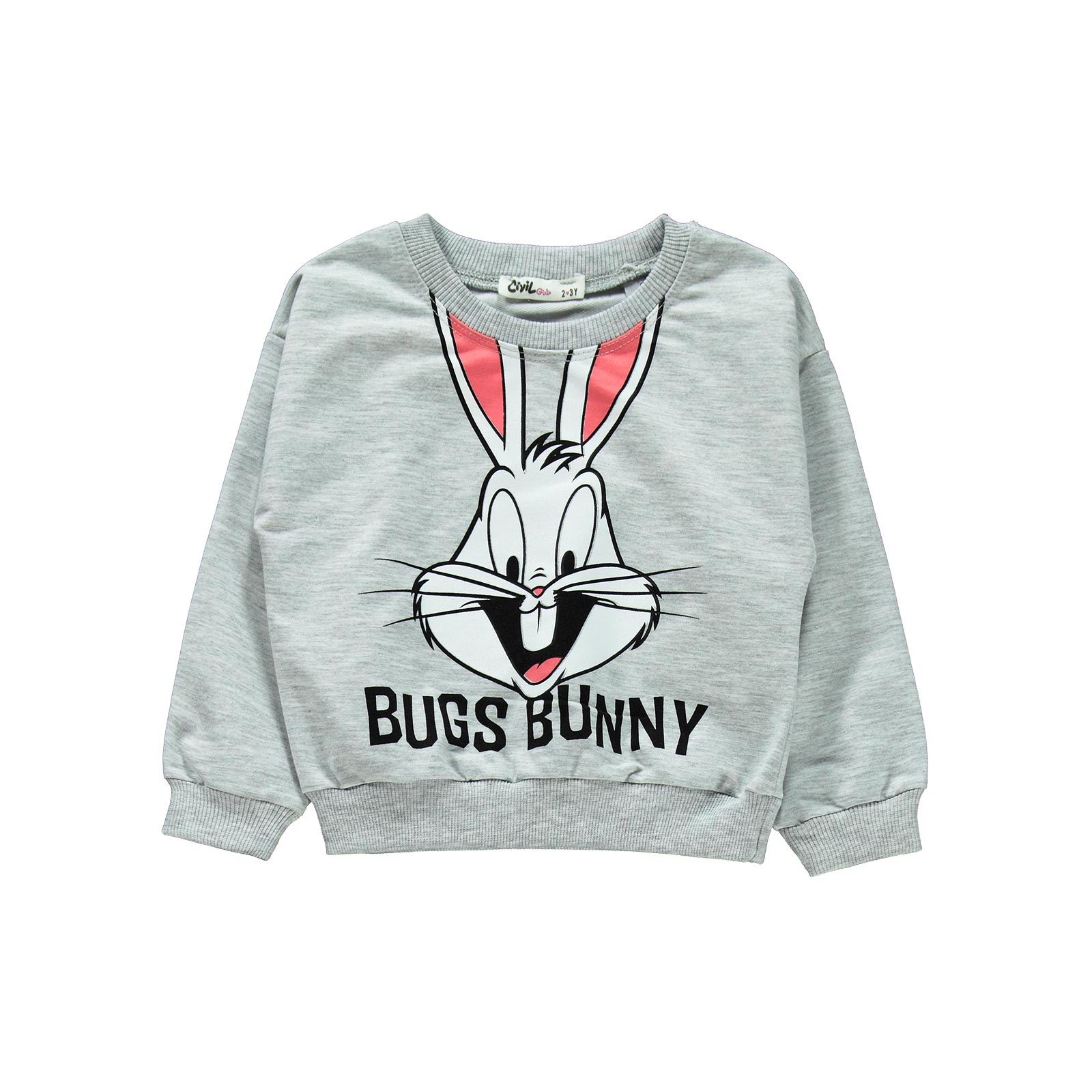 Bugs Bunny Kız Çocuk Eşofman Takımı 2-5 Yaş Karmelanj