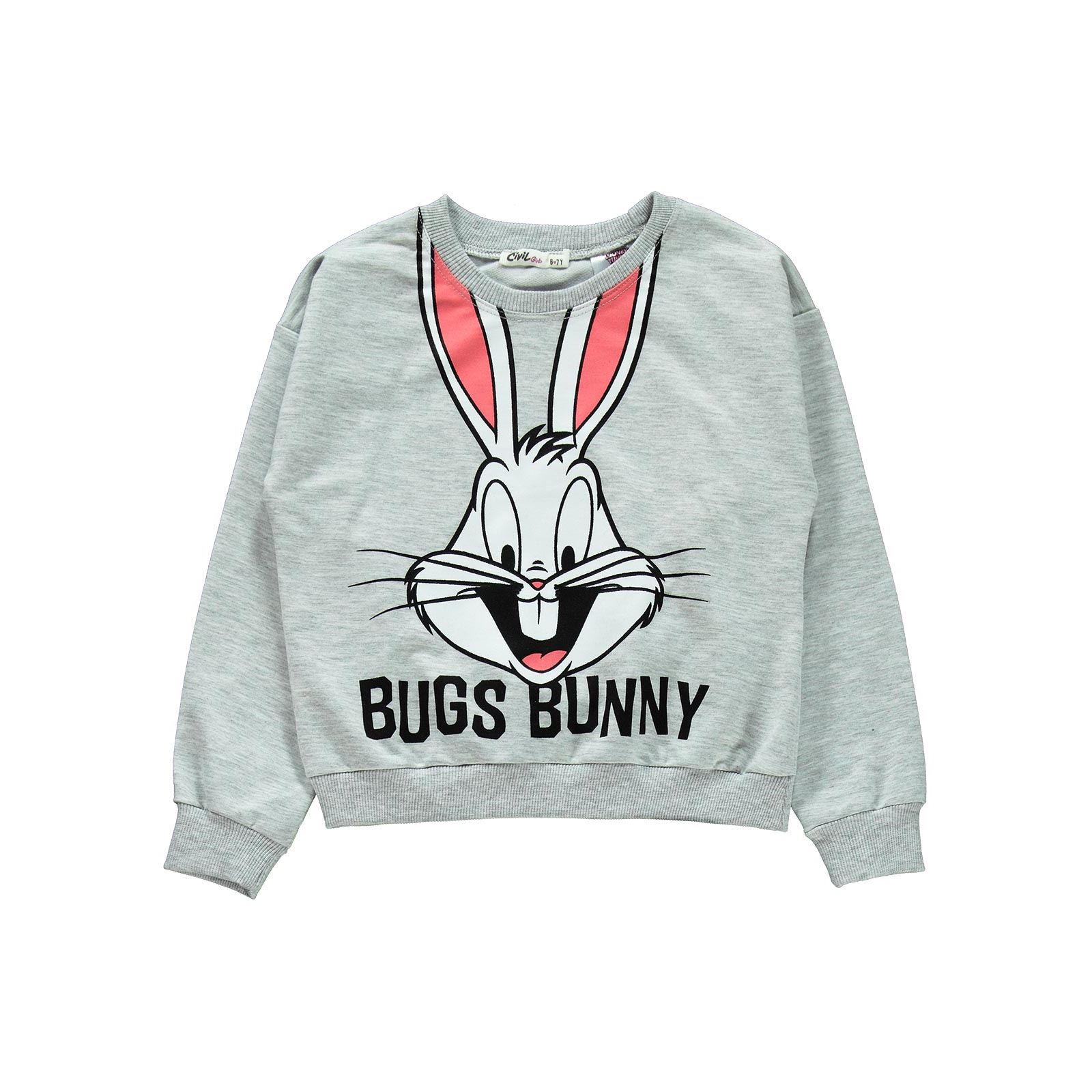 Bugs Bunny Kız Çocuk Eşofman Takımı 6-9 Yaş Eşofman Takımı 