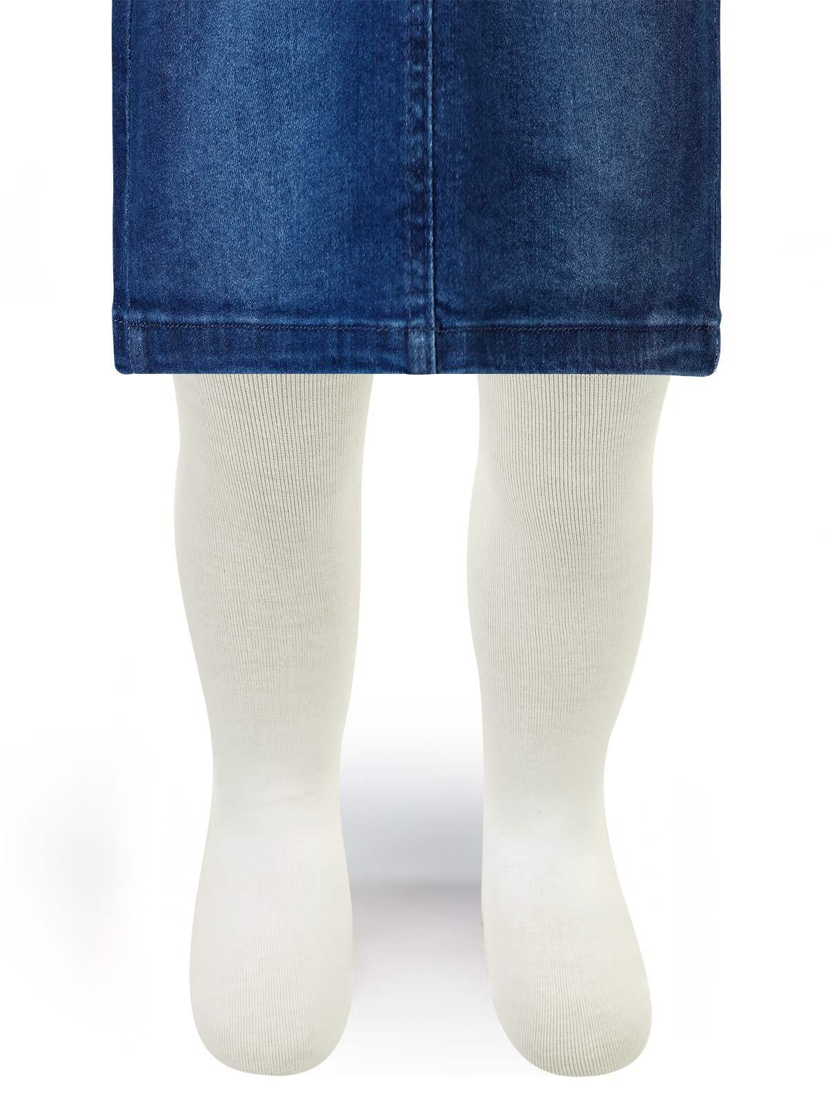 Civil Baby Kız Bebek Külotlu Çorap 0-18 Ay Ekru