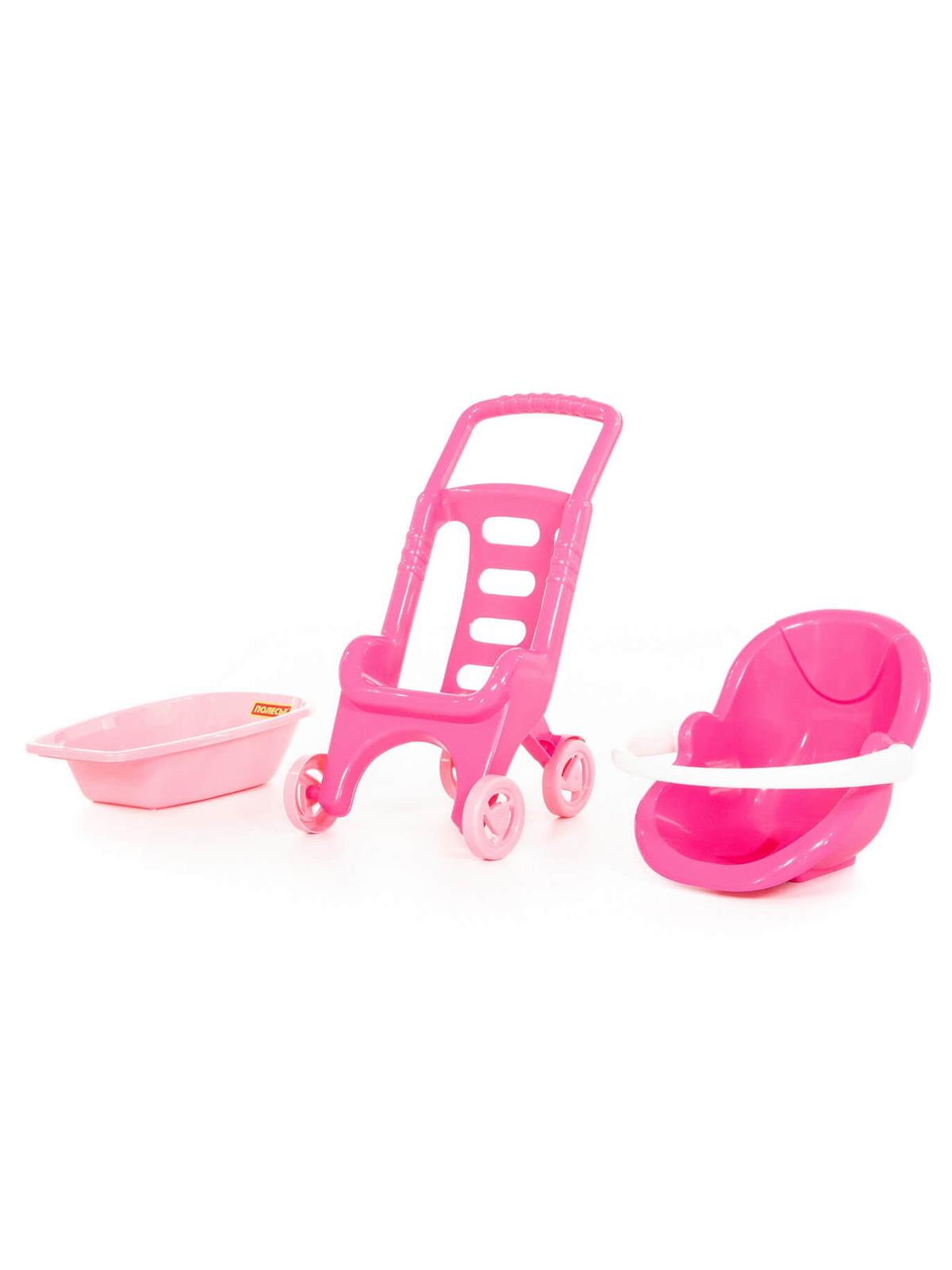 Polesie Oyuncak Bebek Arabası Pink Line 3X1 (Filede) Pembe