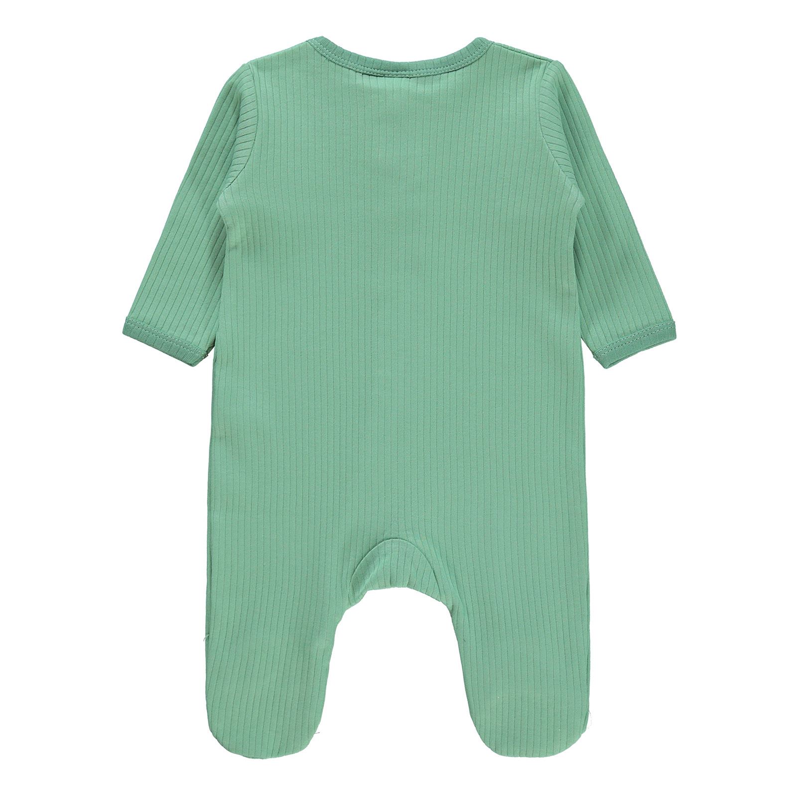 Civil Baby Erkek Bebek Patikli Tulum 1-9 Ay Mint Yeşili