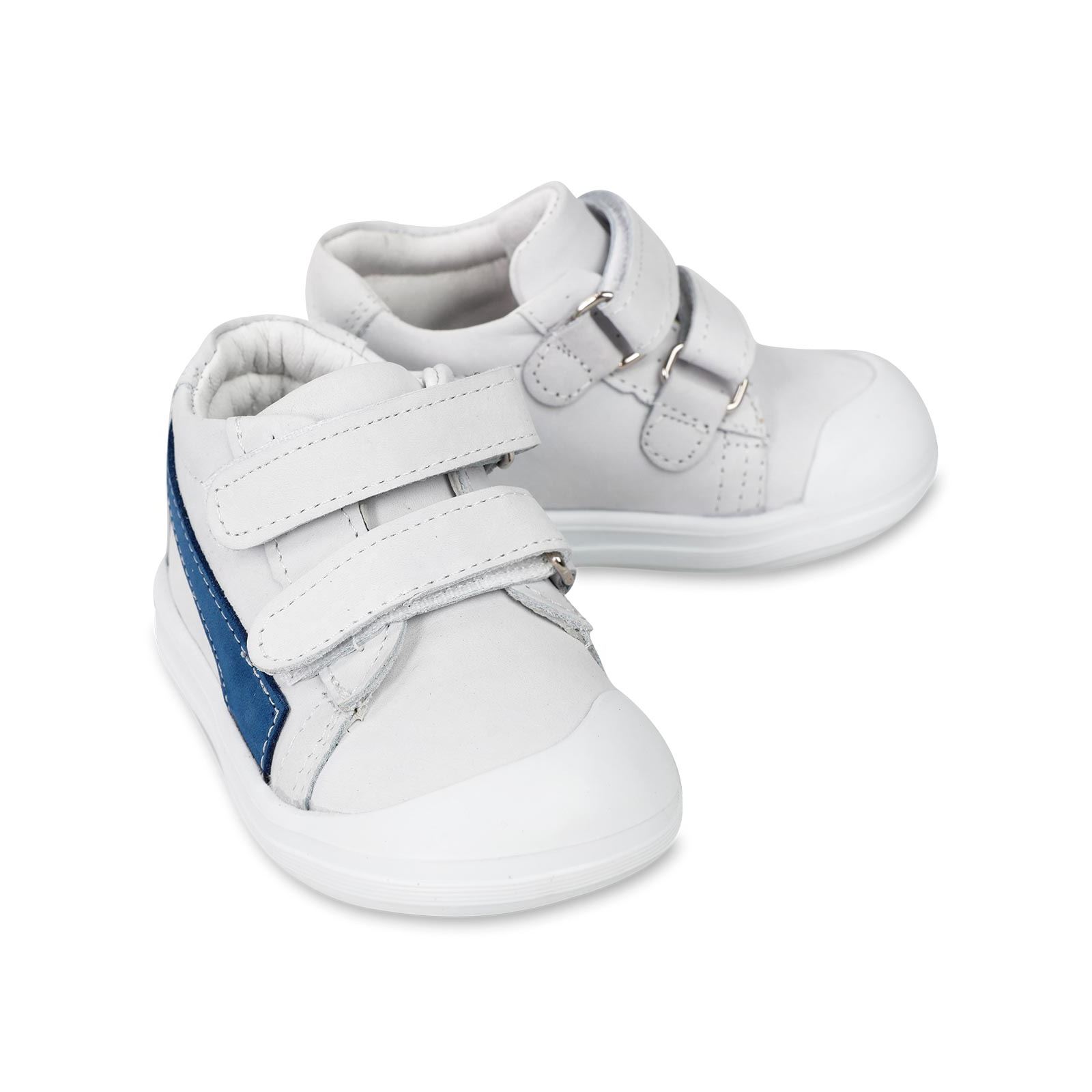 Civil Baby Erkek Bebek İlk Adım Ayakkabısı 19-21 Numara Beyaz