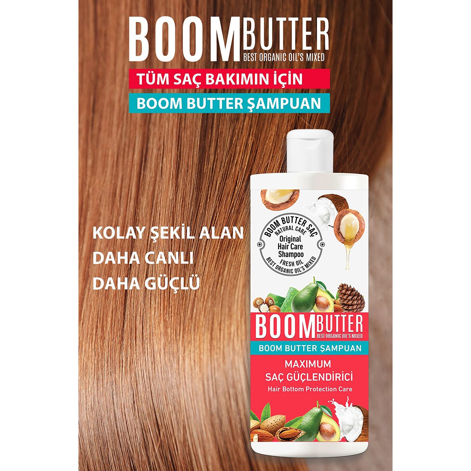 Boom Butter Saç Bakım Şampuanı 300 ml