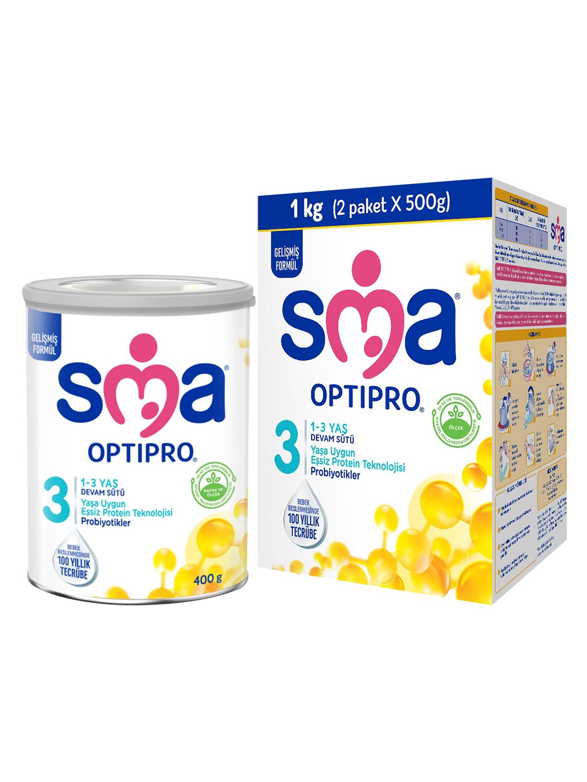 SMA OPTIPRO 3 (1000+400) gr Avantajlı Paket