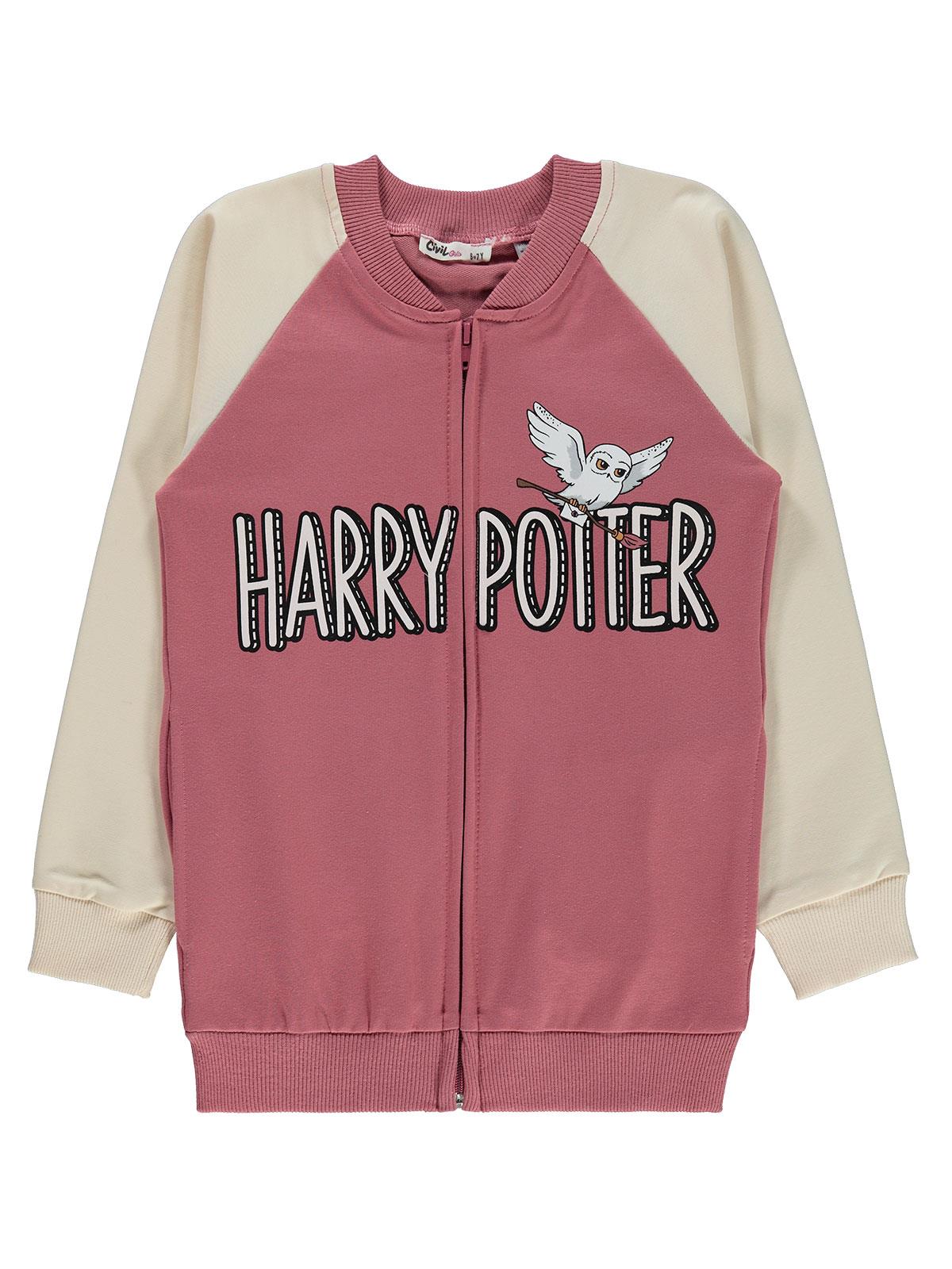 Harry Potter Kız Çocuk Hırka 10-13 Yaş Kiremit
