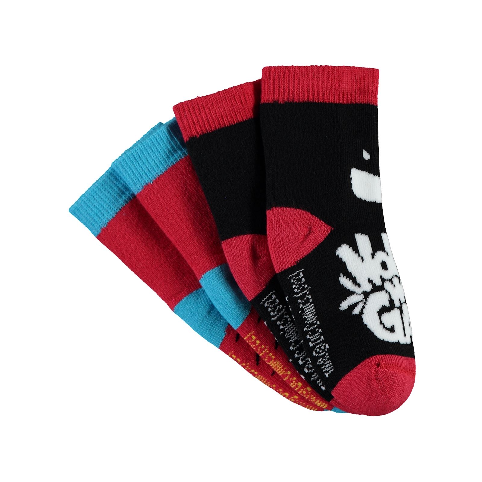 Batman Erkek Bebek 2'li Havlu Çorap Set 0-18 Ay Kırmızı