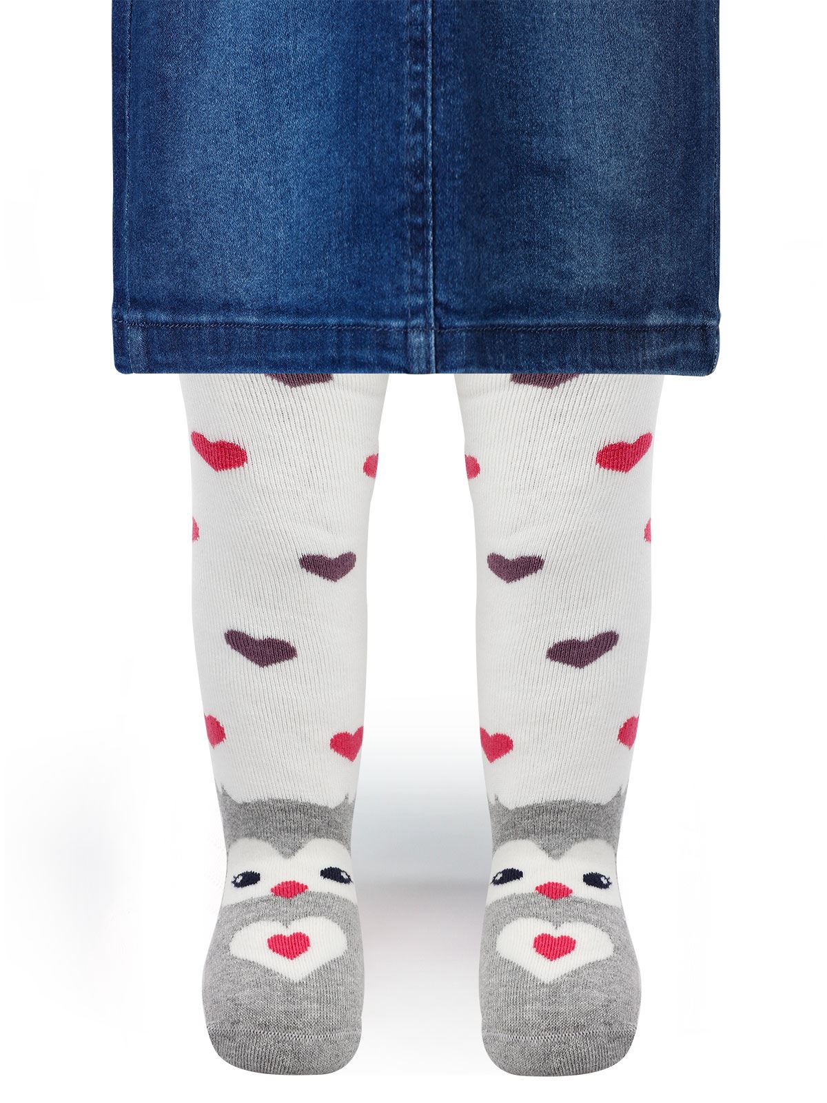 Civil Baby Kız Bebek Havlu Külotlu Çorap 0-18 Ay Ekru