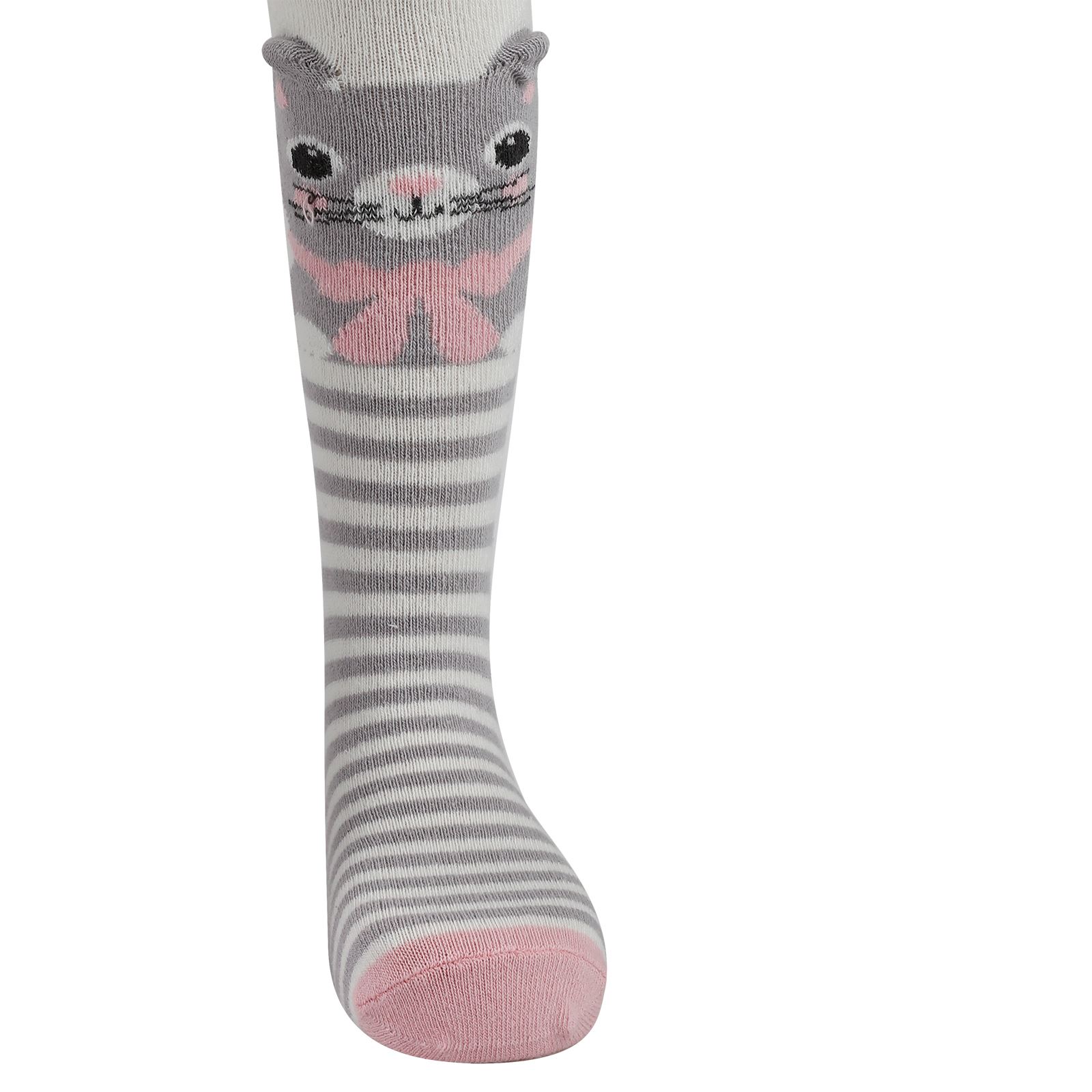 Katamino Kız Çocuk Külotlu Çorap 1-8 Yaş Ekru