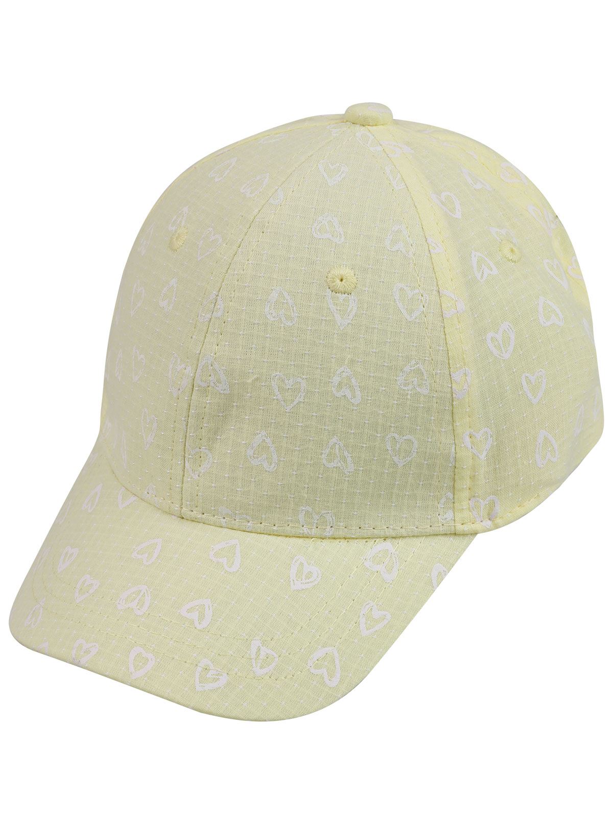 Kitti Çocuk Kız Kep Şapka 1-3 Yaş Sarı
