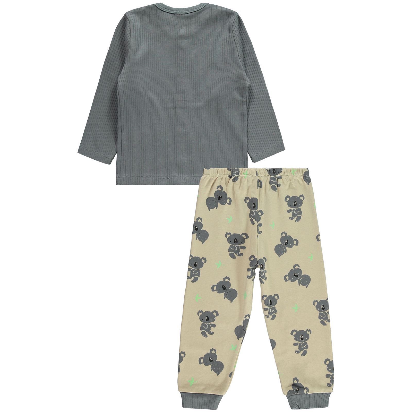 Civil Boys Erkek Çocuk Pijama Takımı 2-5 Yaş Gri