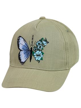 Kitti Kız Çocuk Şapka 1-3 Yaş Mint Yeşili 