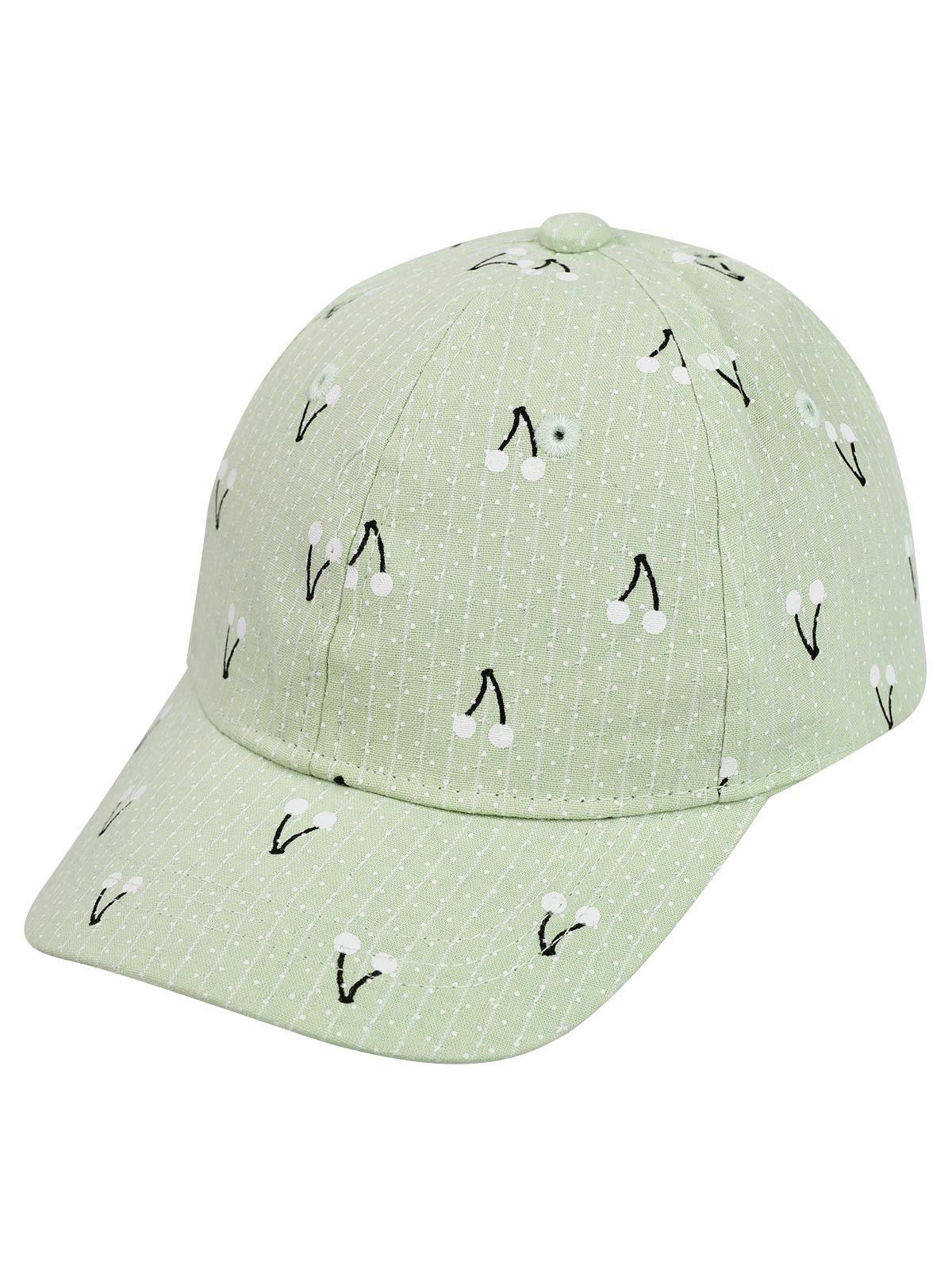 Kitti Kız Çocuk Kep Şapka 1-3 Yaş Fıstık Yeşili
