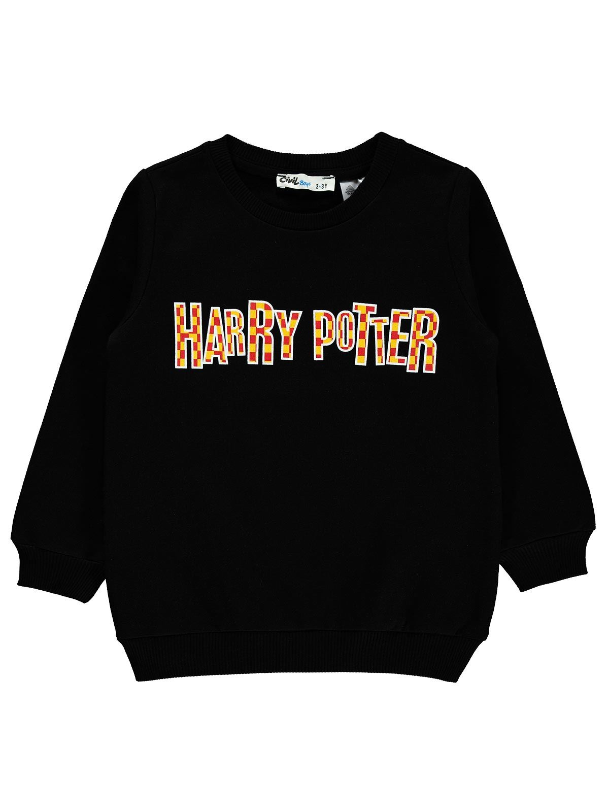Harry Potter Erkek Çocuk Sweatshirt 2-5 Yaş Siyah