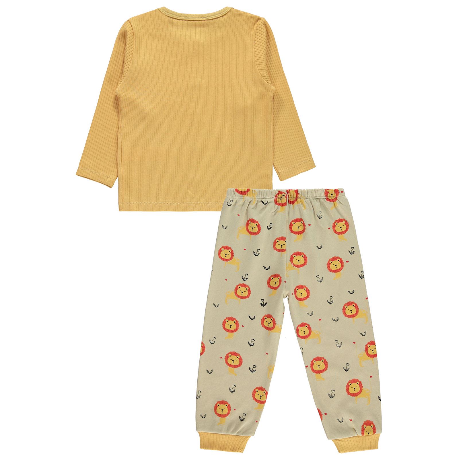 Civil Boys Erkek Çocuk Pijama Takımı 2-5 Yaş Hardal