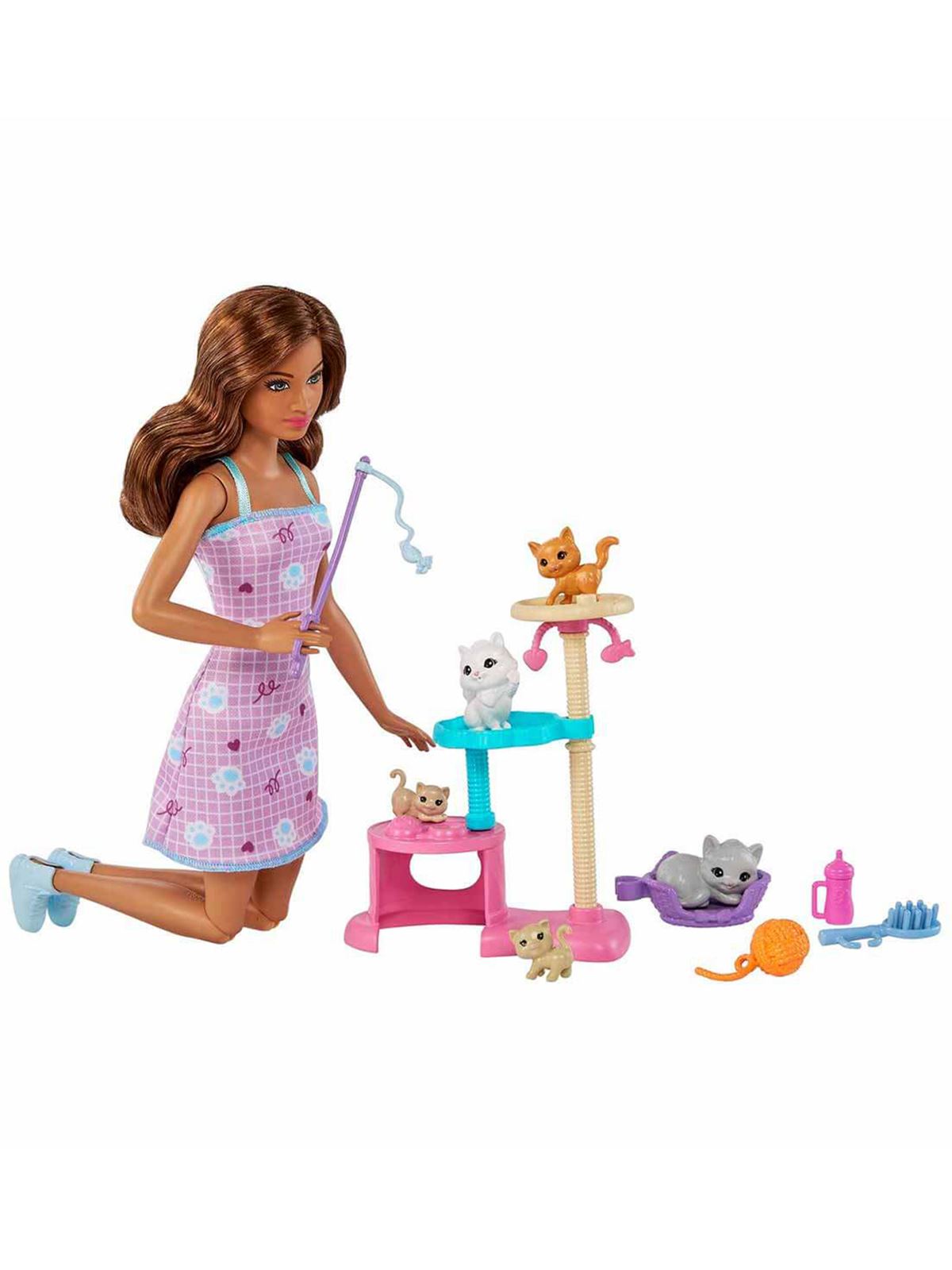 Barbie Ve Yavru Kedileri Oyun Seti