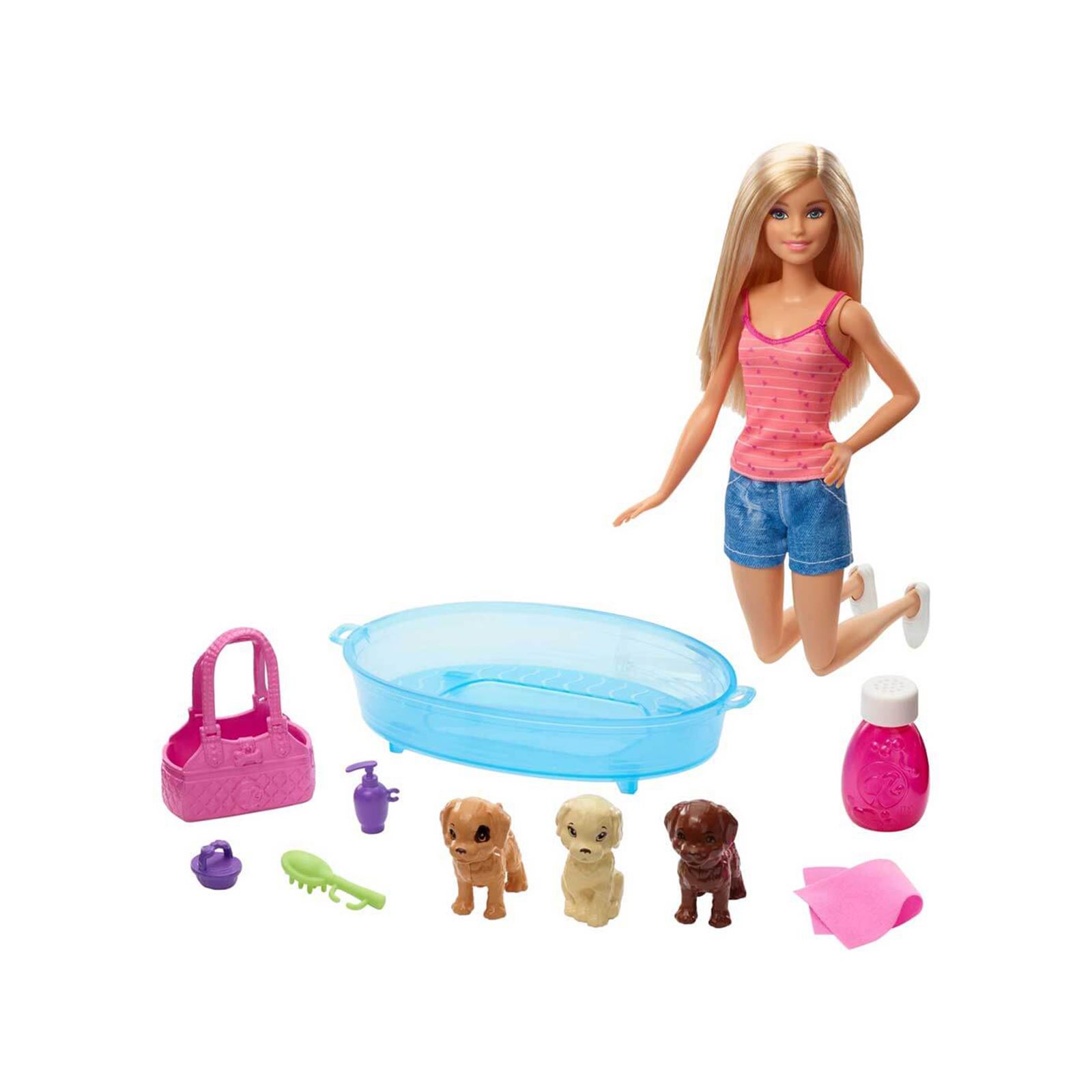 Barbie Ve Köpekleri Banyo Keyfinde Oyun Seti