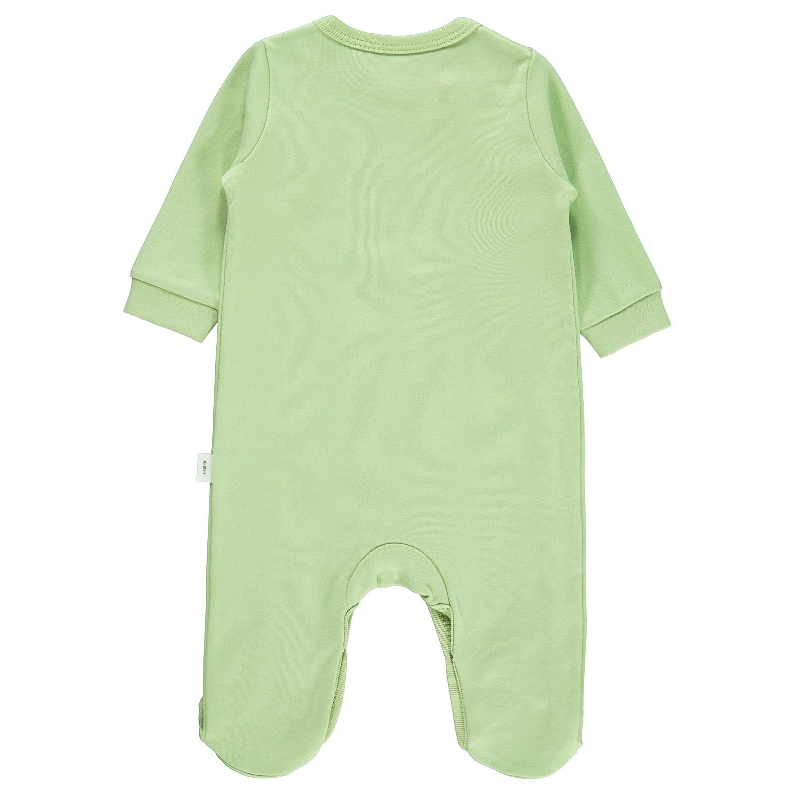 Civil Baby Erkek Bebek Patikli Tulum 1-6 Ay Yeşil