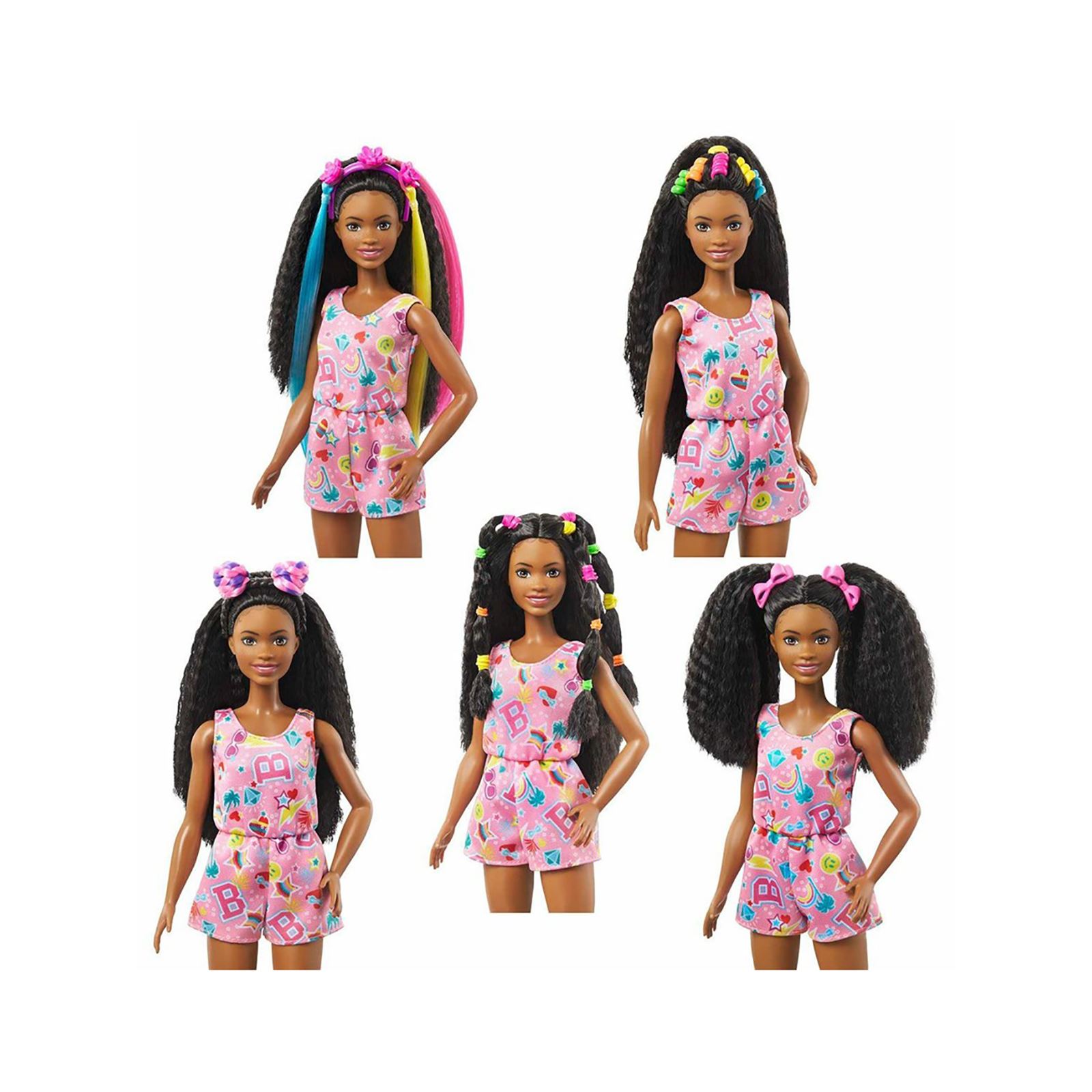 Barbie Brooklyn Eğlenceli Saçlar Oyun Seti