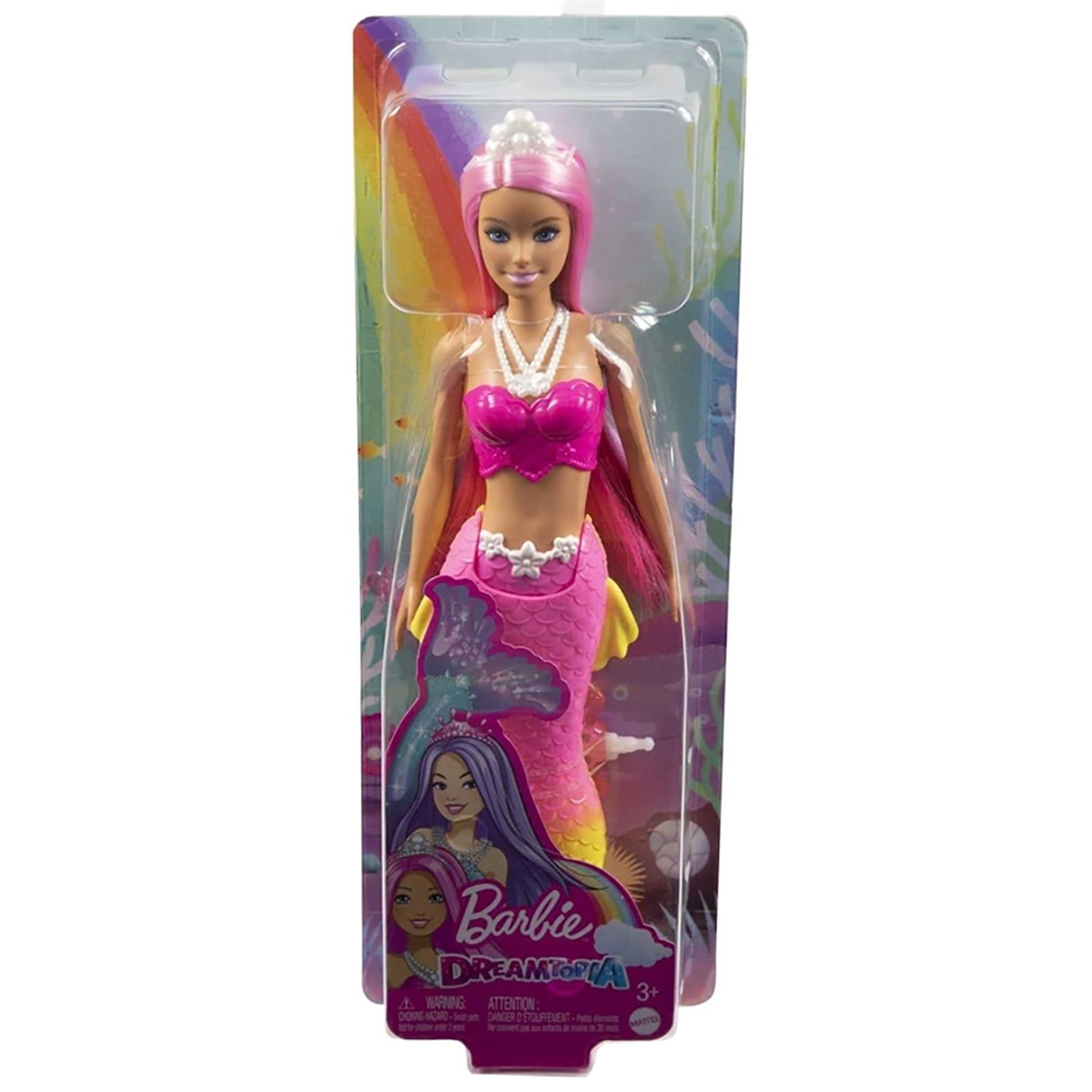Barbie Dreamtopia Yeni Deniz Kızı Bebekler Fuşya