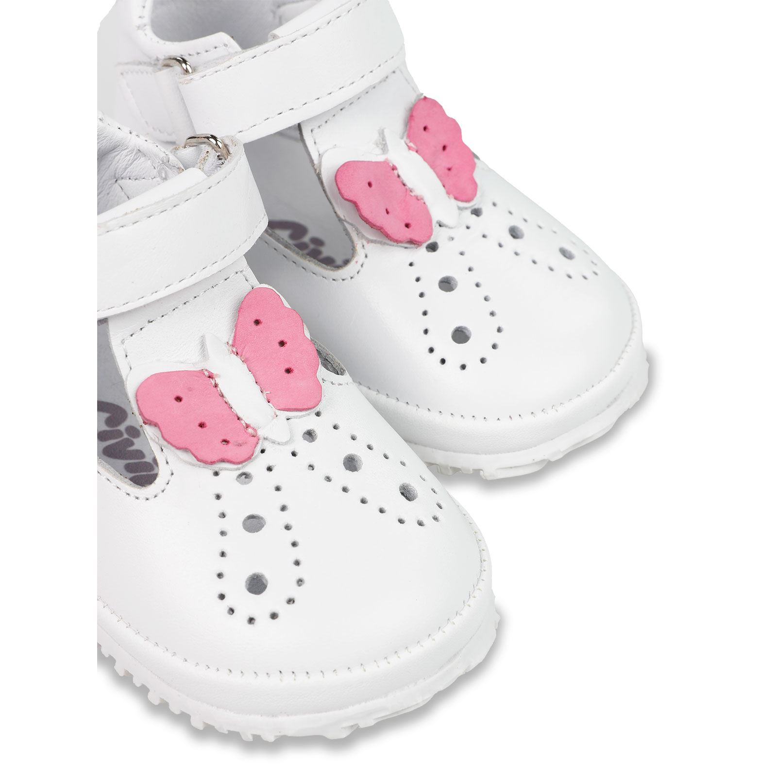 Civil Baby Kız Bebek İlk Adım Ayakkabısı 19-21 Beyaz