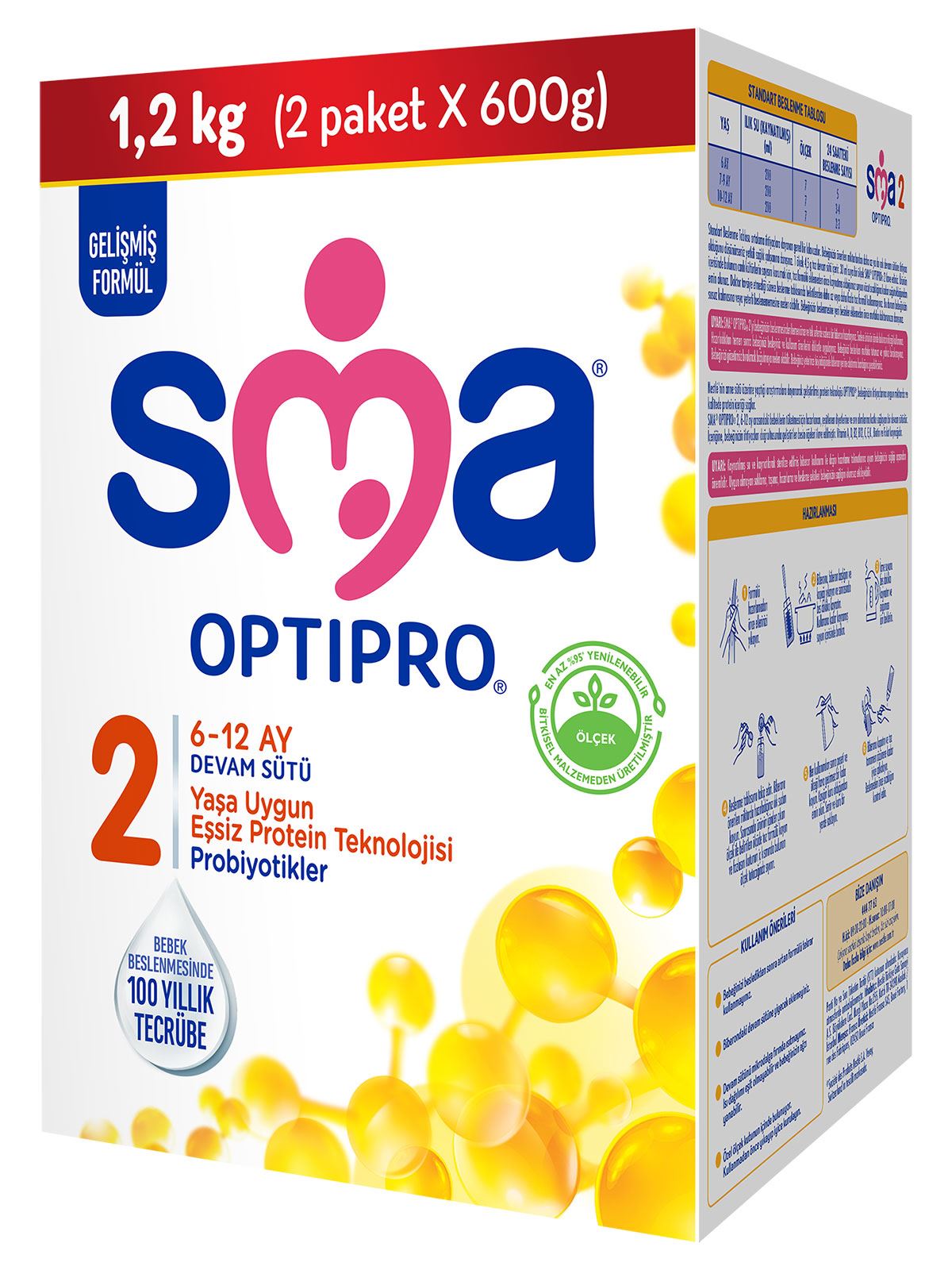 Sma Optıpro 2 Devam Sütü 6-12 Ay (2x600) 1,2 kg