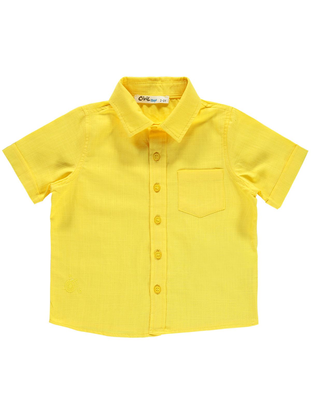 Civil Boys Erkek Çocuk Gömlek 2-5 Yaş Sarı