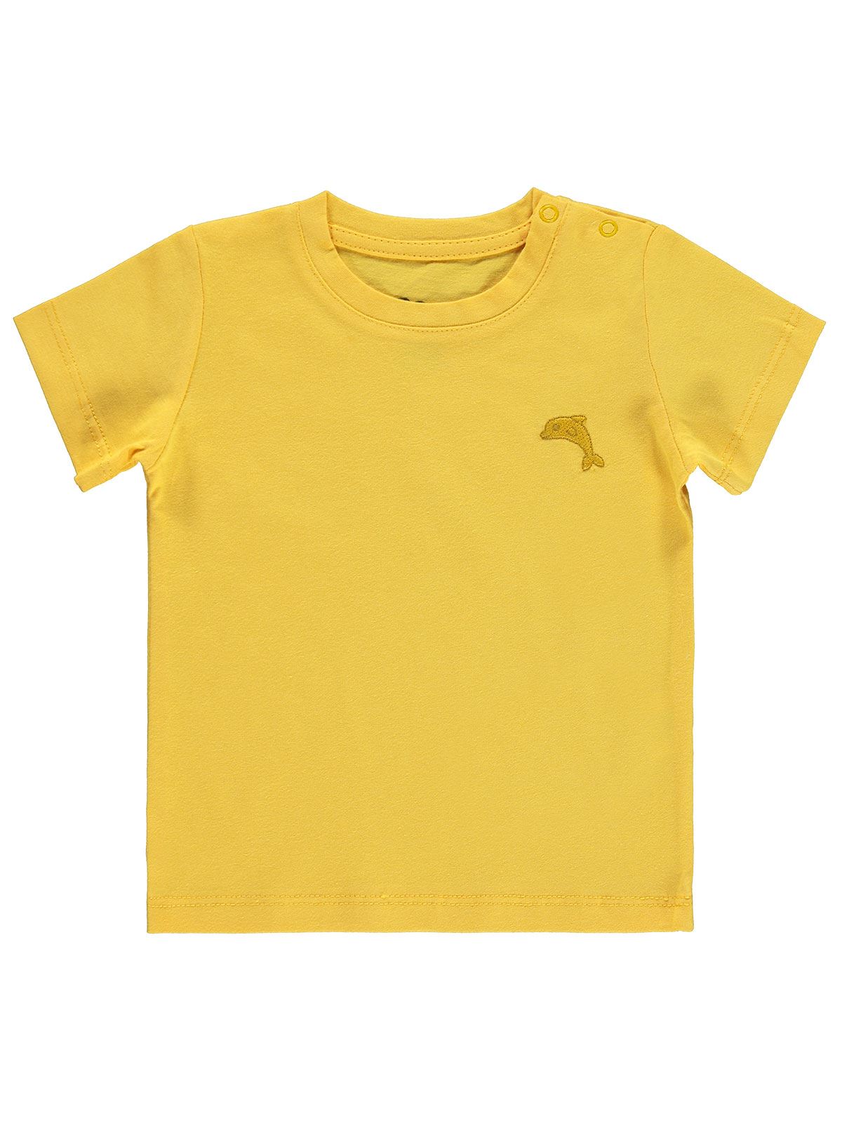 Civil Baby Erkek Bebek Tişört 6-18 Ay Sarı