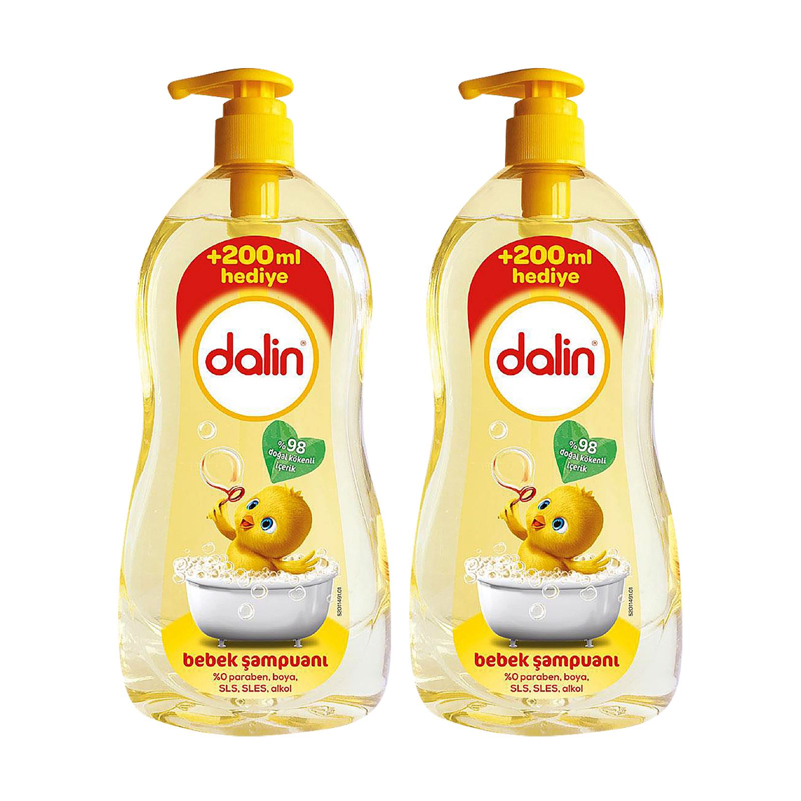 Dalin Klasik Şampuan Set 2x900 ml