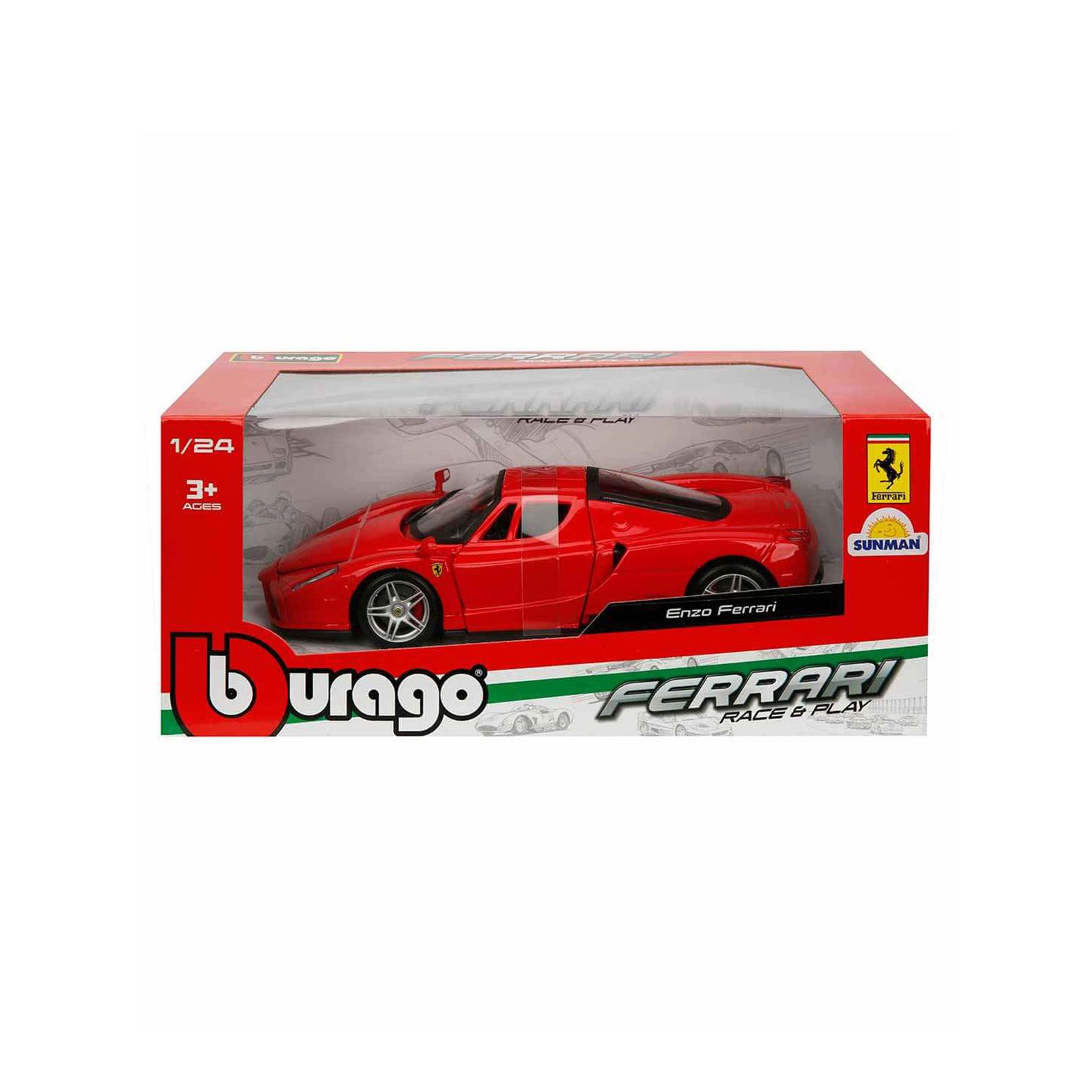 Sunman 1:24 Ferrari Enzo Araba Kırmızı