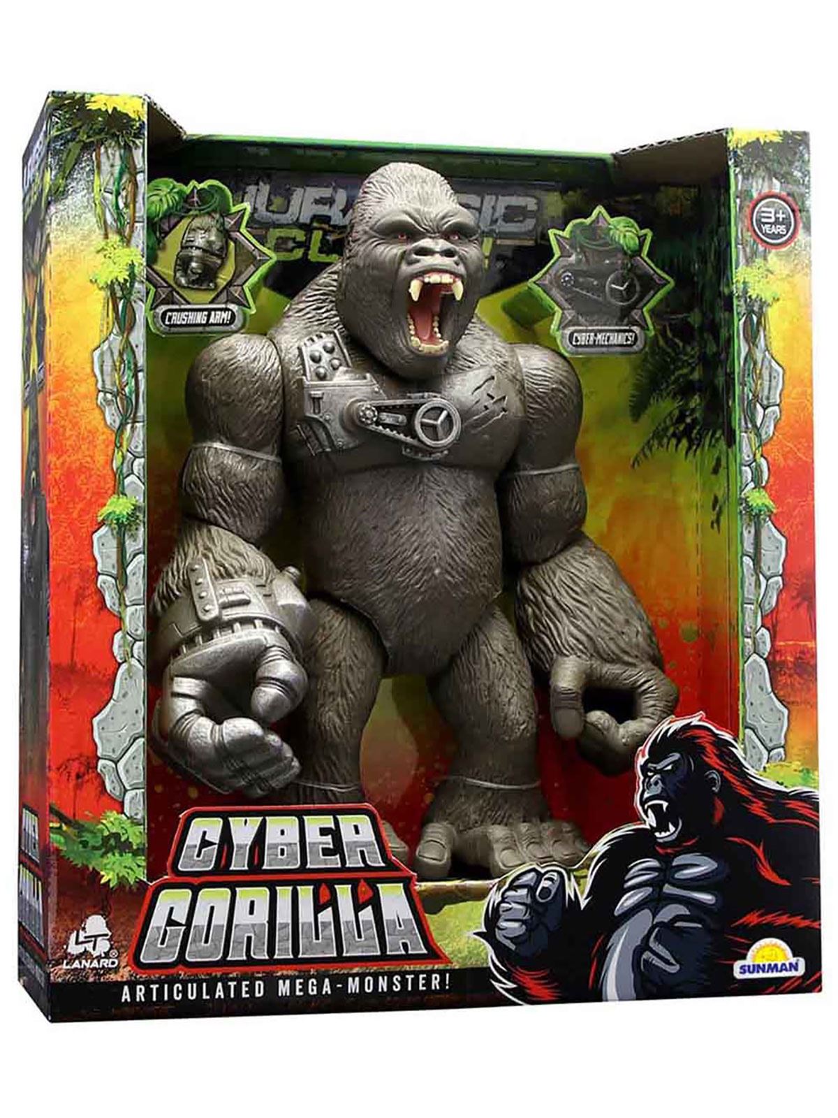 Sunman Jurassic Clash Siber Goril