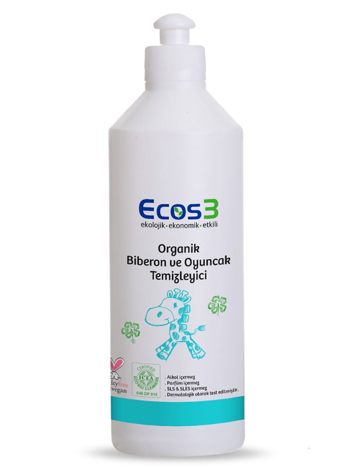 Ecos3 Organik Biberon ve Oyuncak Temizleyici 500 ml