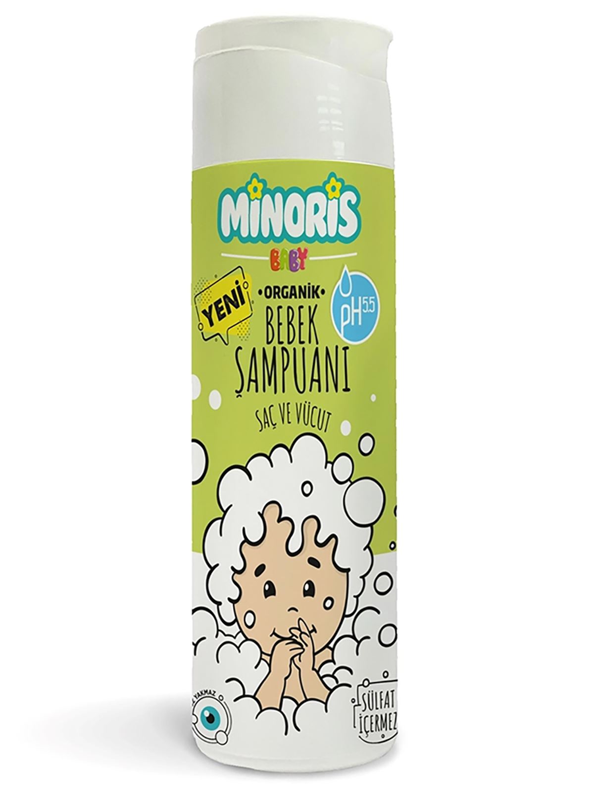 Minoris Baby Organik Bebek Saç ve Vücut Şampuanı 200 ml