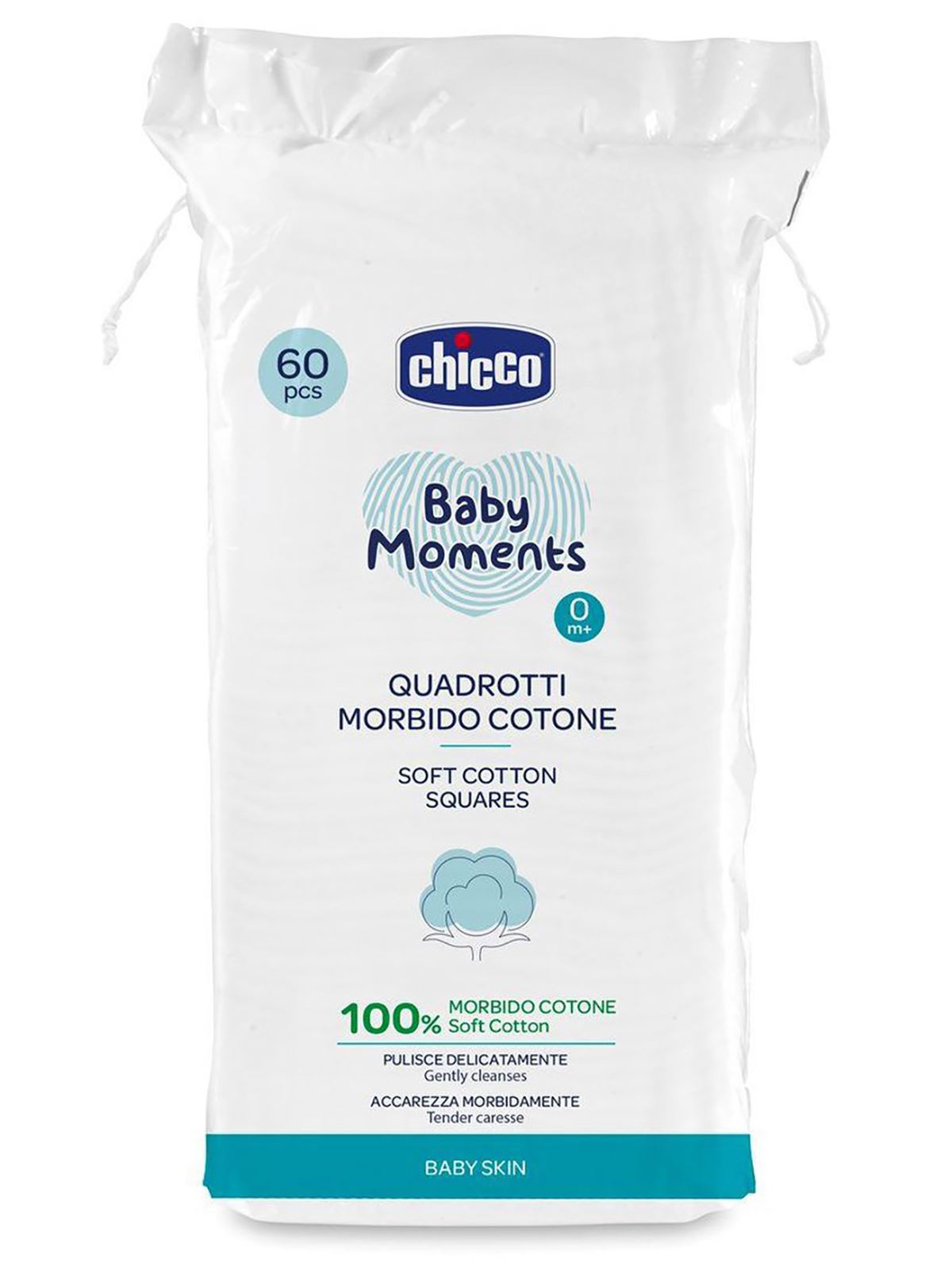 Chicco Baby Moments Temizleme Pamuğu 60 Adet