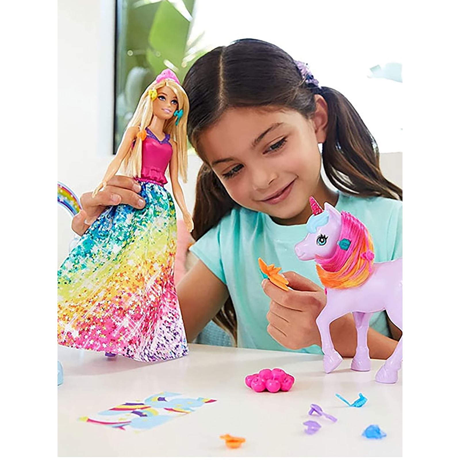 Barbie Dreamtopia Bebek Ve Tek Boynuzlu At Oyun Seti