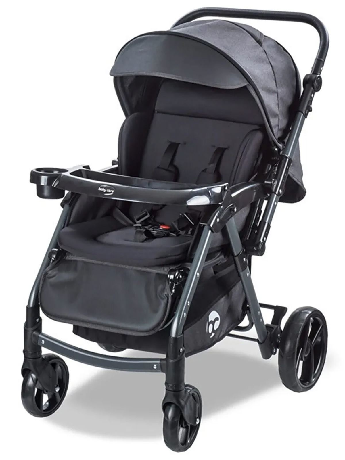 Babycare Combo Maxi Pro Çift Yönlü Bebek Arabası Siyah