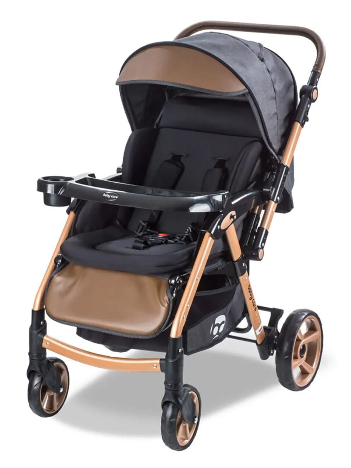 Babycare Combo Maxi Pro Çift Yönlü Bebek Arabası Gold