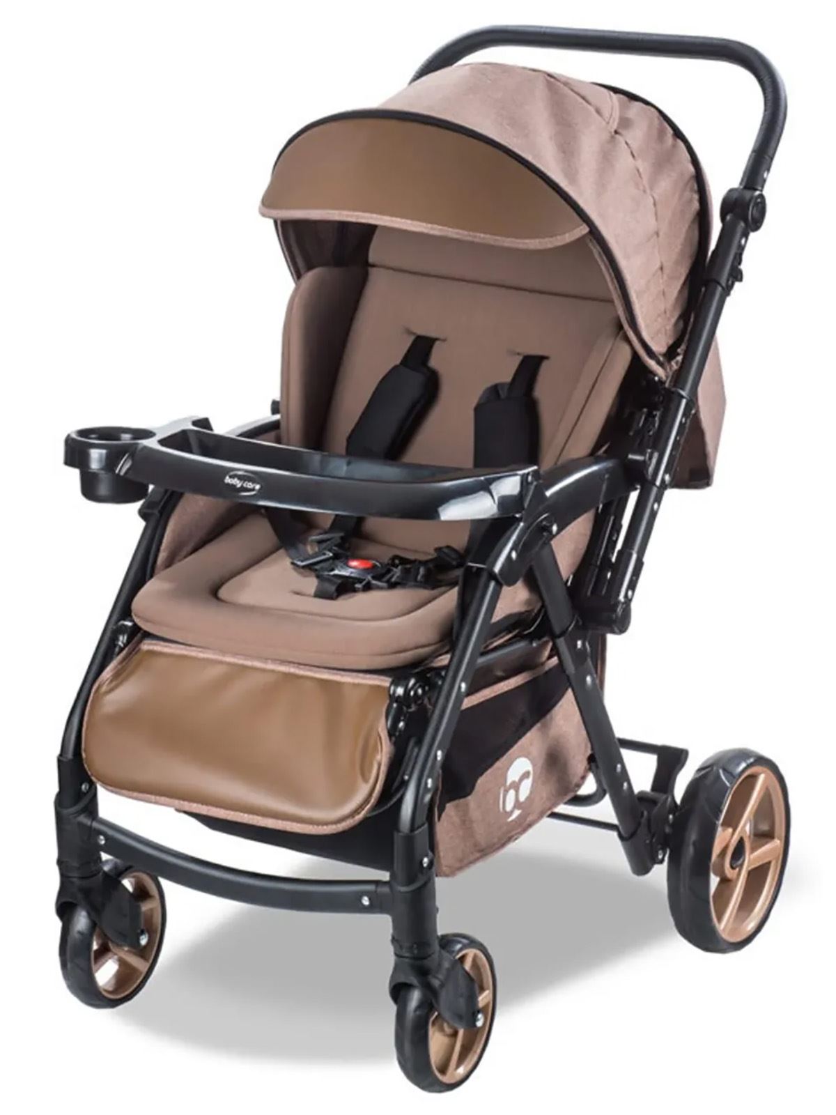 Babycare Combo Maxi Pro Çift Yönlü Bebek Arabası Kahverengi