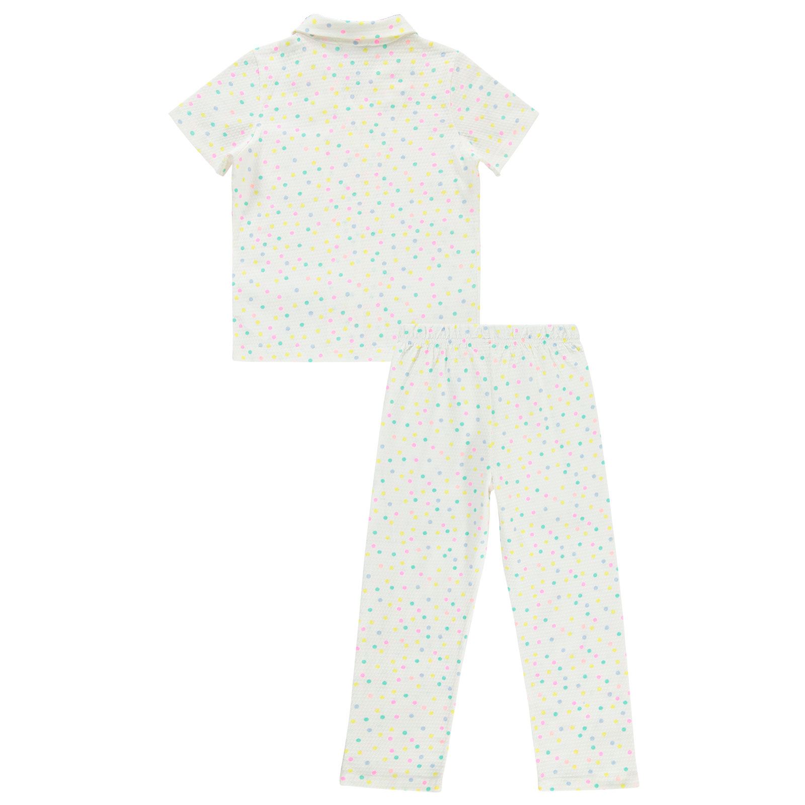 Civil Girls Kız Çocuk Pijama Takımı 10-13 Yaş Ekru