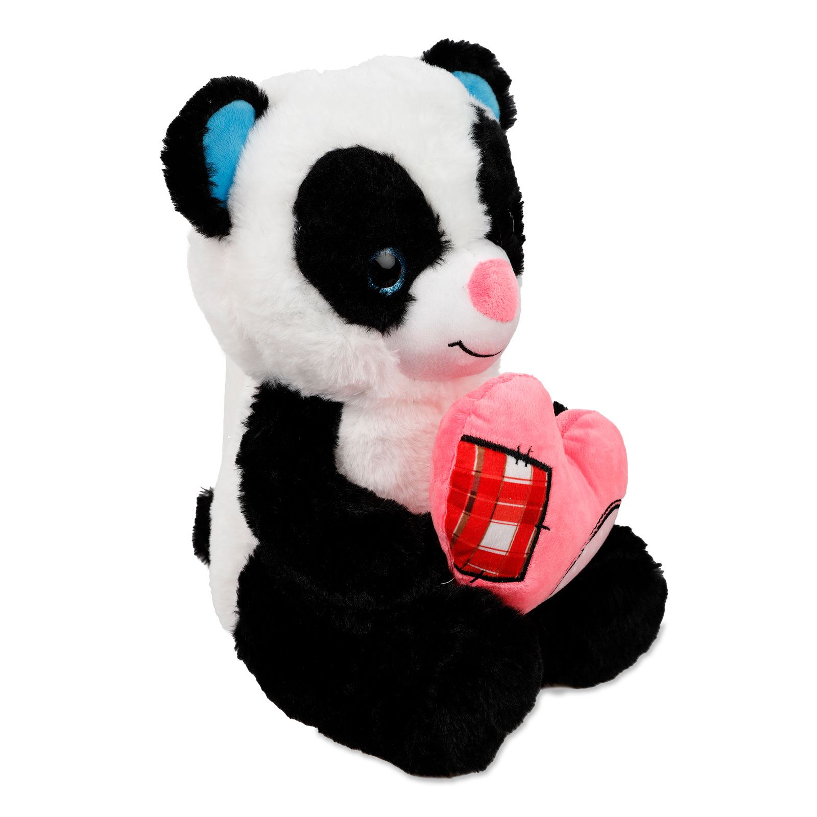 Halley Oyuncak Pembe Burunlu Panda 35 Cm Siyah