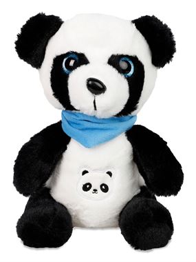 Halley Oyuncak Asorti Hayvanlar Panda 25 Cm Siyah-Beyaz 