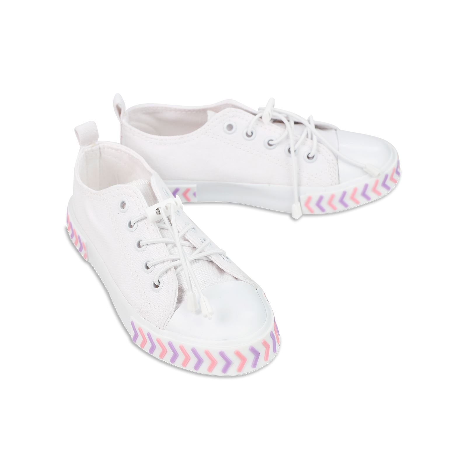 Civil Girls Kız Çocuk Spor Ayakkabı 31-35 Numara Beyaz