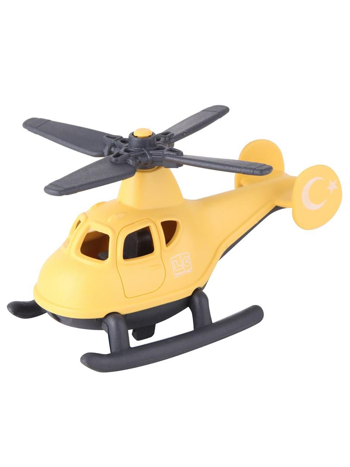 Let's Be Child Minik Helikopter Tekli Sarı