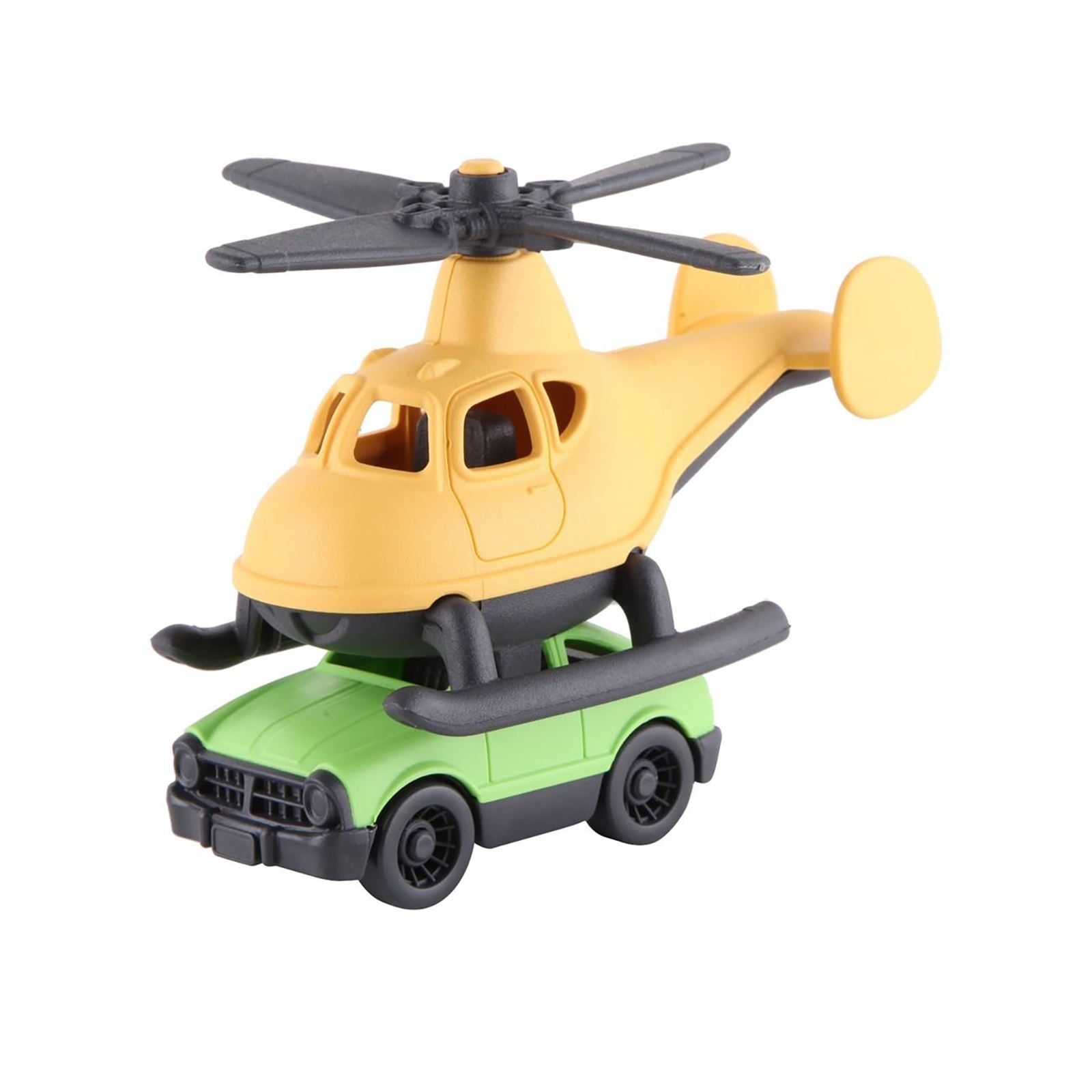 Let's Be Child Minik Taşıtlar Helikopter ve Minik Araba Sarı